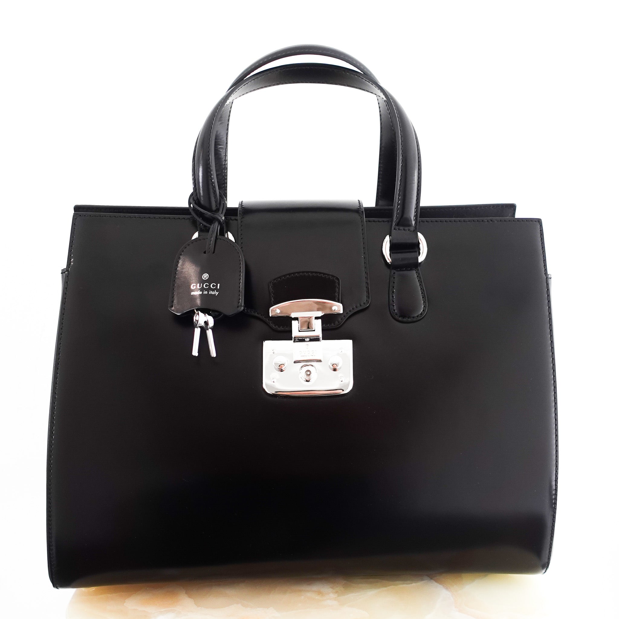 Gucci Lady Lock Tote in Black | Authentic Preloved - Reloved Again