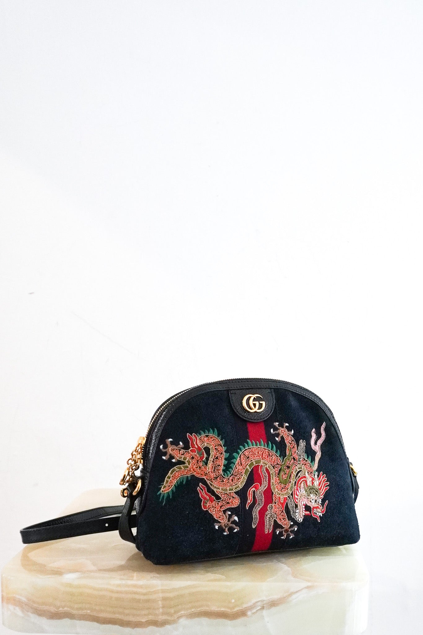 Gucci Ophidia Dragon Embroidered Small Bag RRP £1620 | Authentic Preloved - Reloved Again