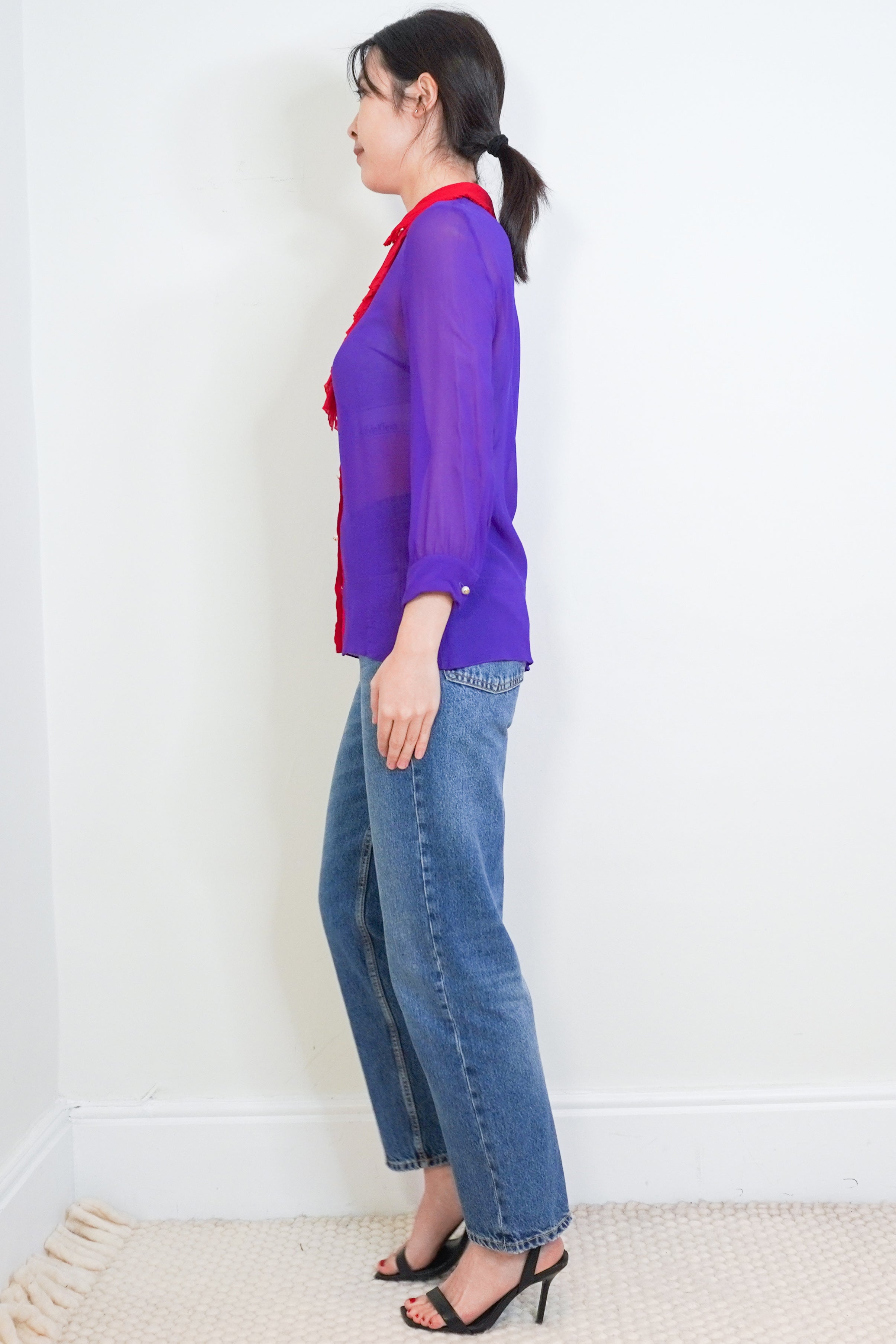 gucci-purple-and-red-blouse-authentic-preloved-side-picture-Chelsea-london