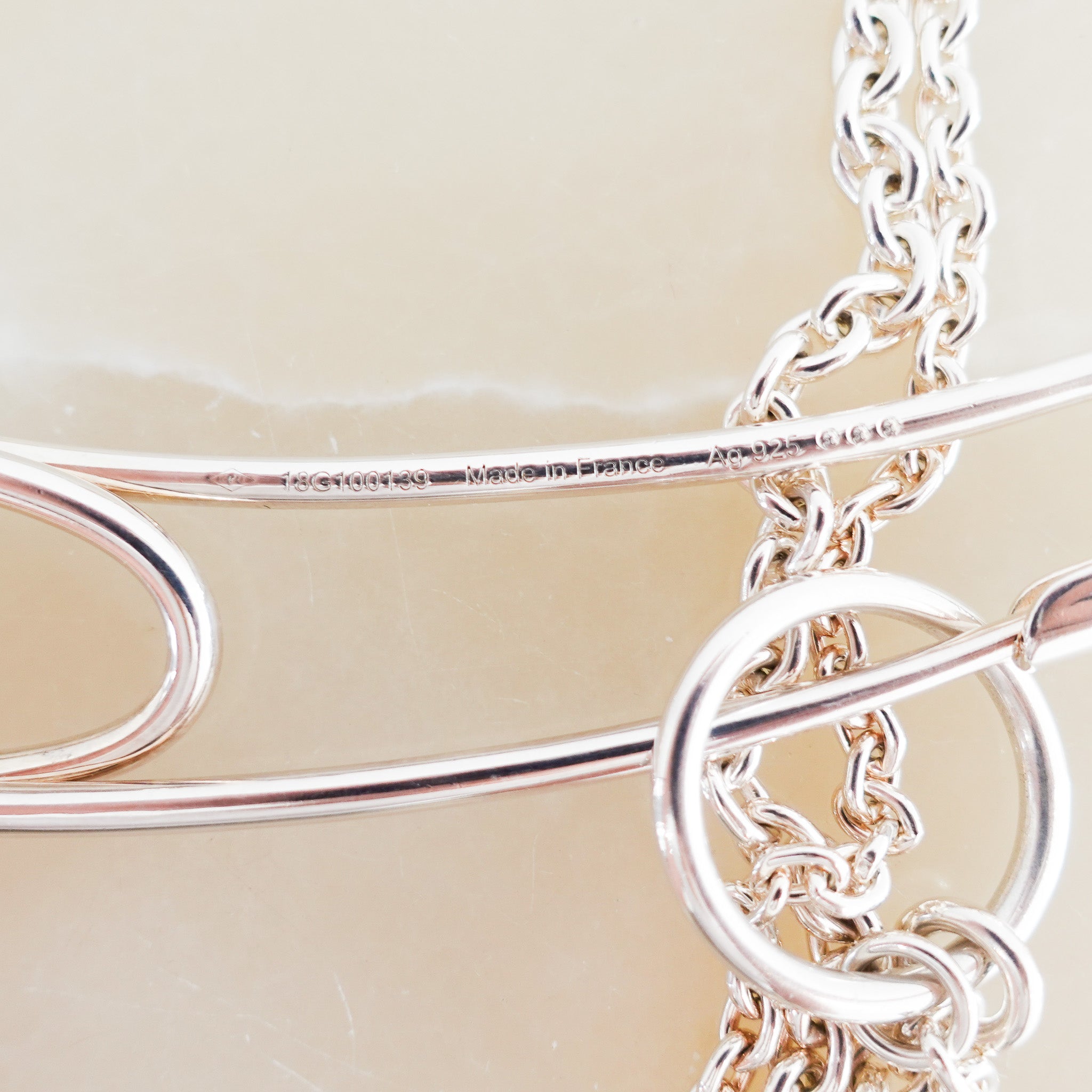 Hermes Chaine d'Ancre Punk Long Necklace | Authentic Preloved - Reloved Again