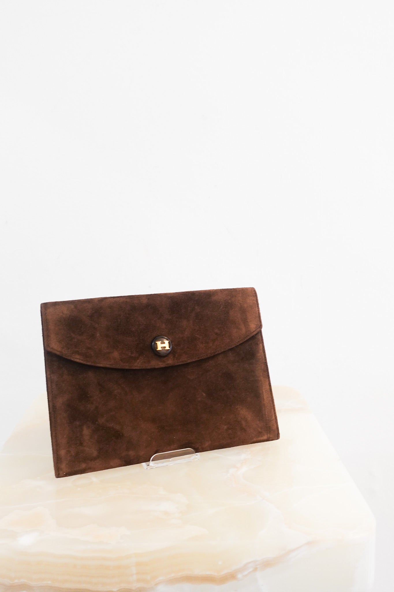hermes-rio-brown-suede-clutch-cover-picture-chelsea-london