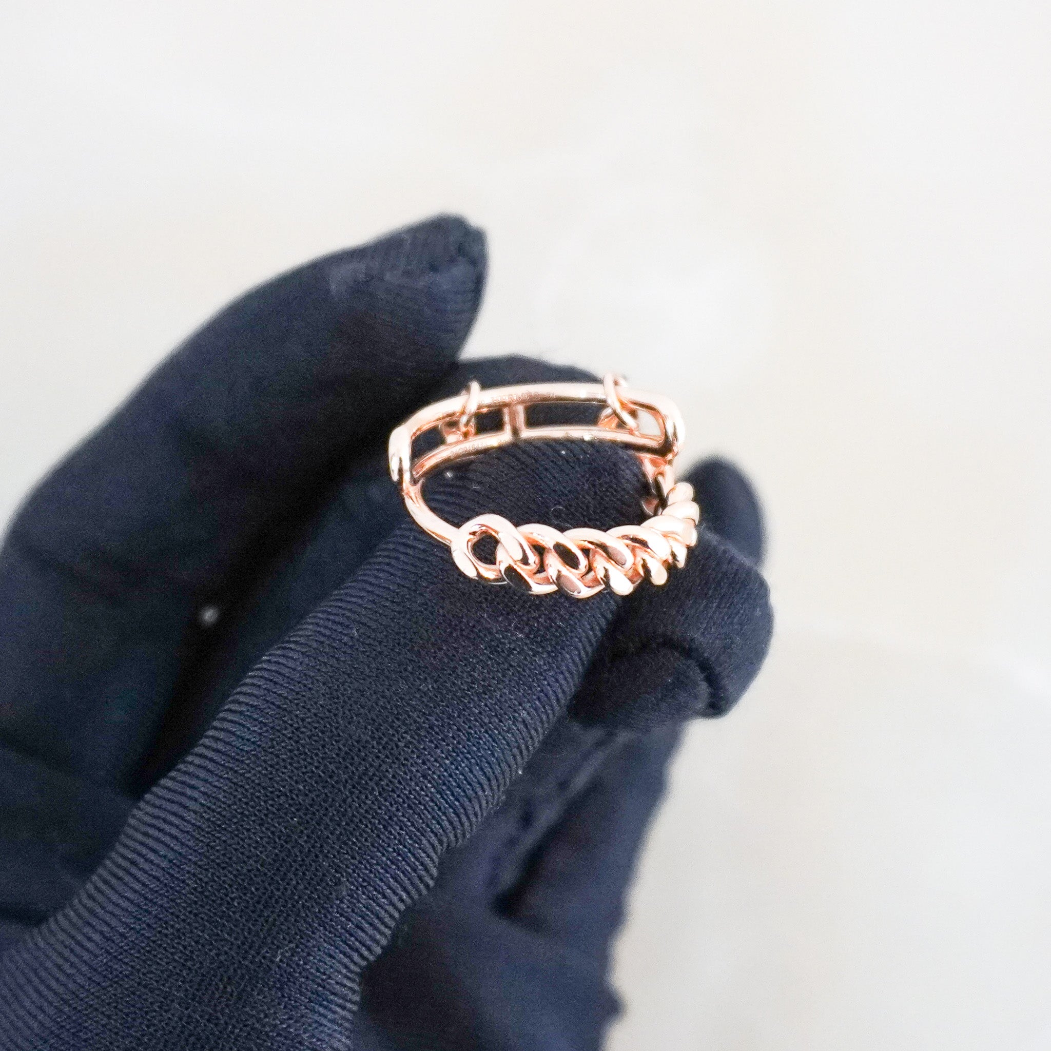 Hermes The Mix and H Ring in Rose Gold RRP £5450 | Authentic Preloved FINAL SALE - Reloved Again