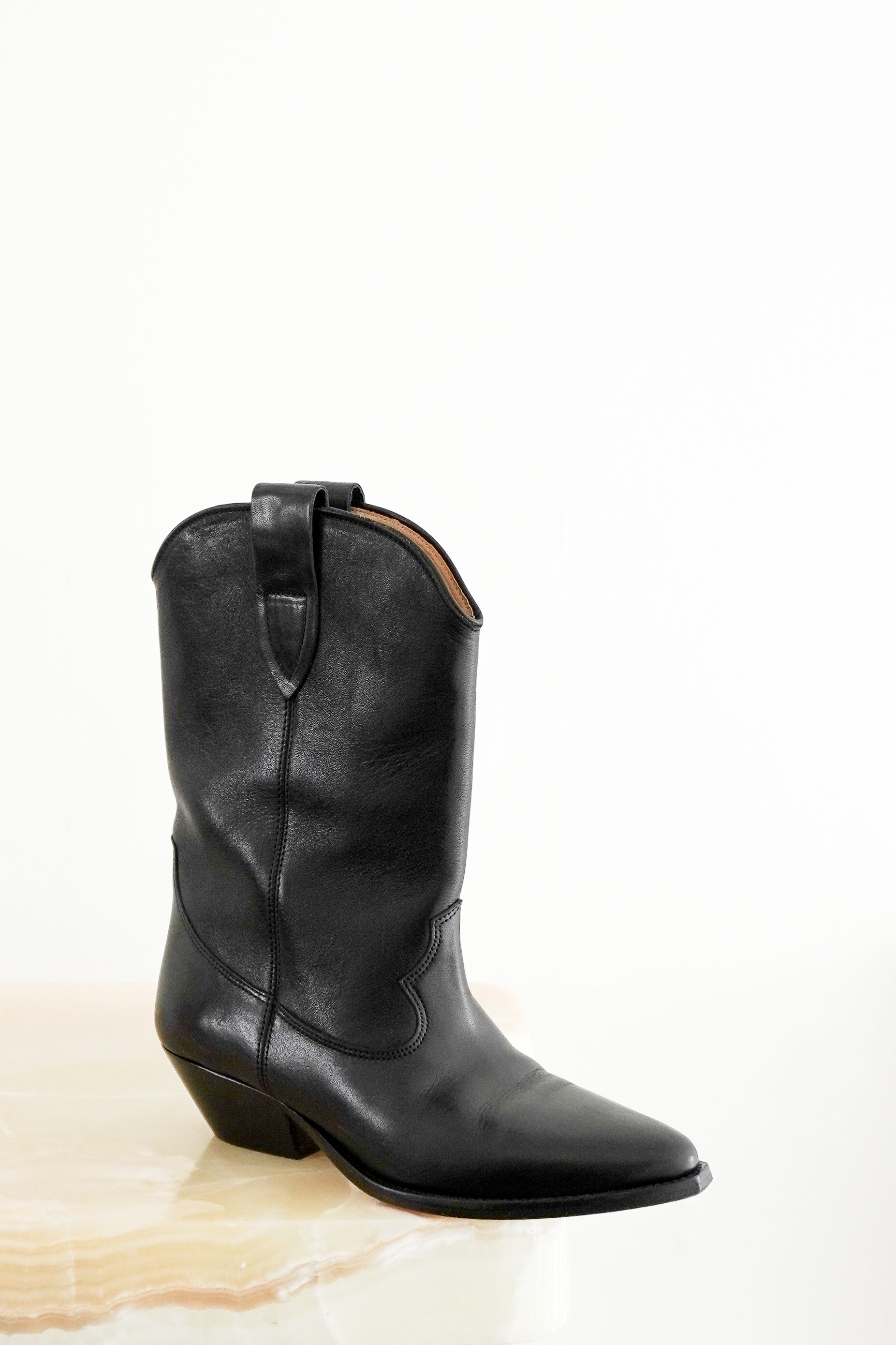 Isabel Marant Black Leather Boots RRP £600 | Authentic Preloved [final sale]