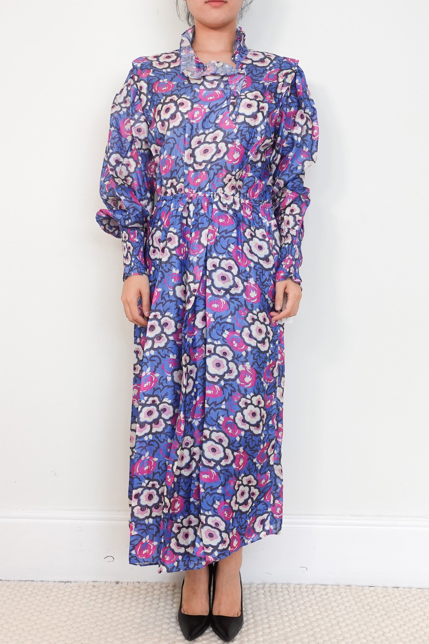 Isabel Marant Cilyescott blue Silk Dress RRP £400 | Authentic Preloved - Reloved Again