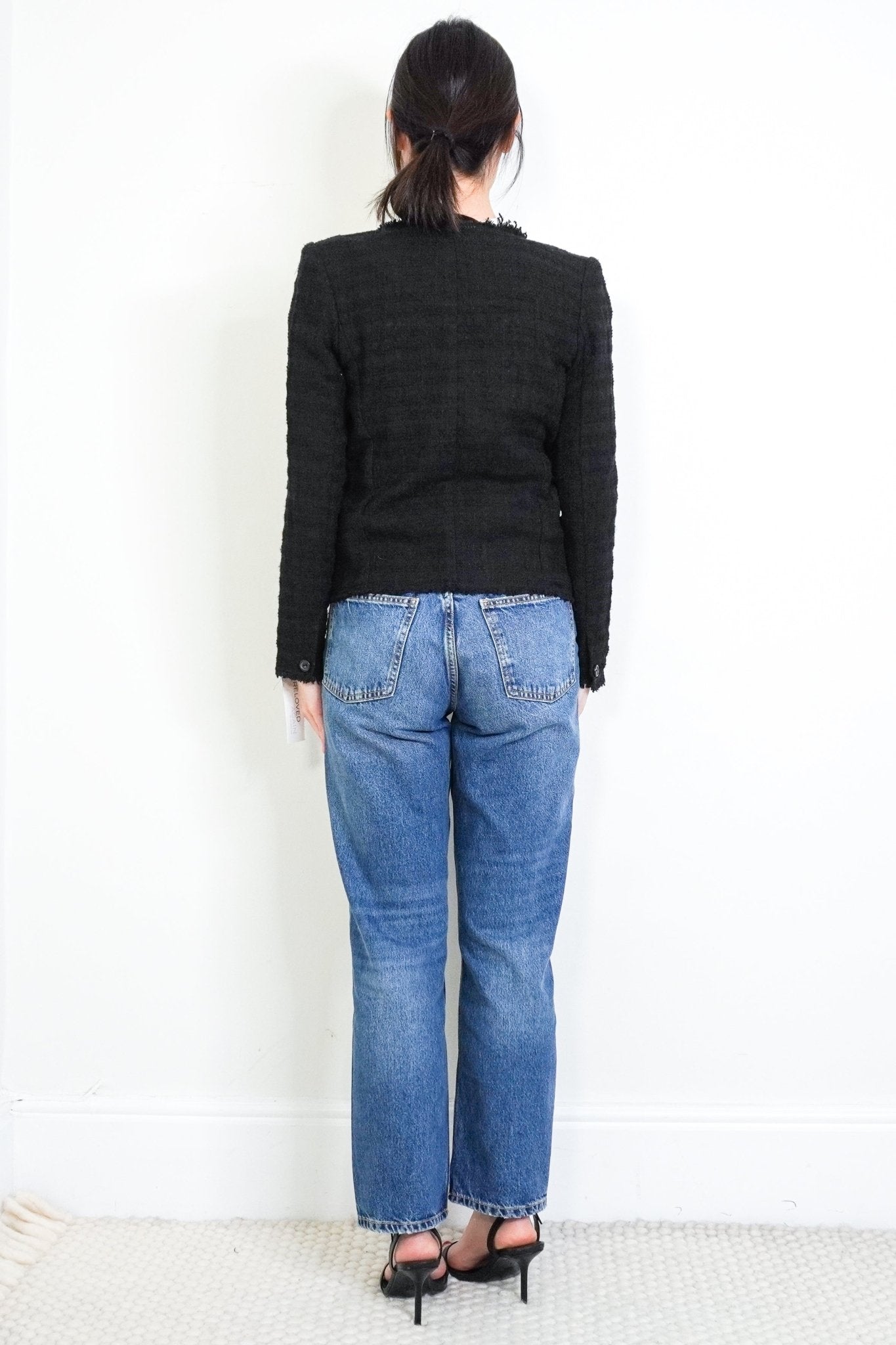 isabel-marant-etoile-black-boucle-blazer-authentic-preloved-back-picture-chelsea-london