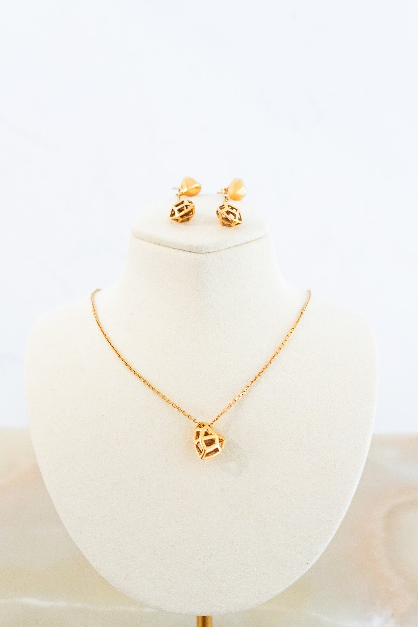 Links Gold Necklace and Earrings Set RRP £700 | Authentic Preloved FINAL SALE - Reloved Again
