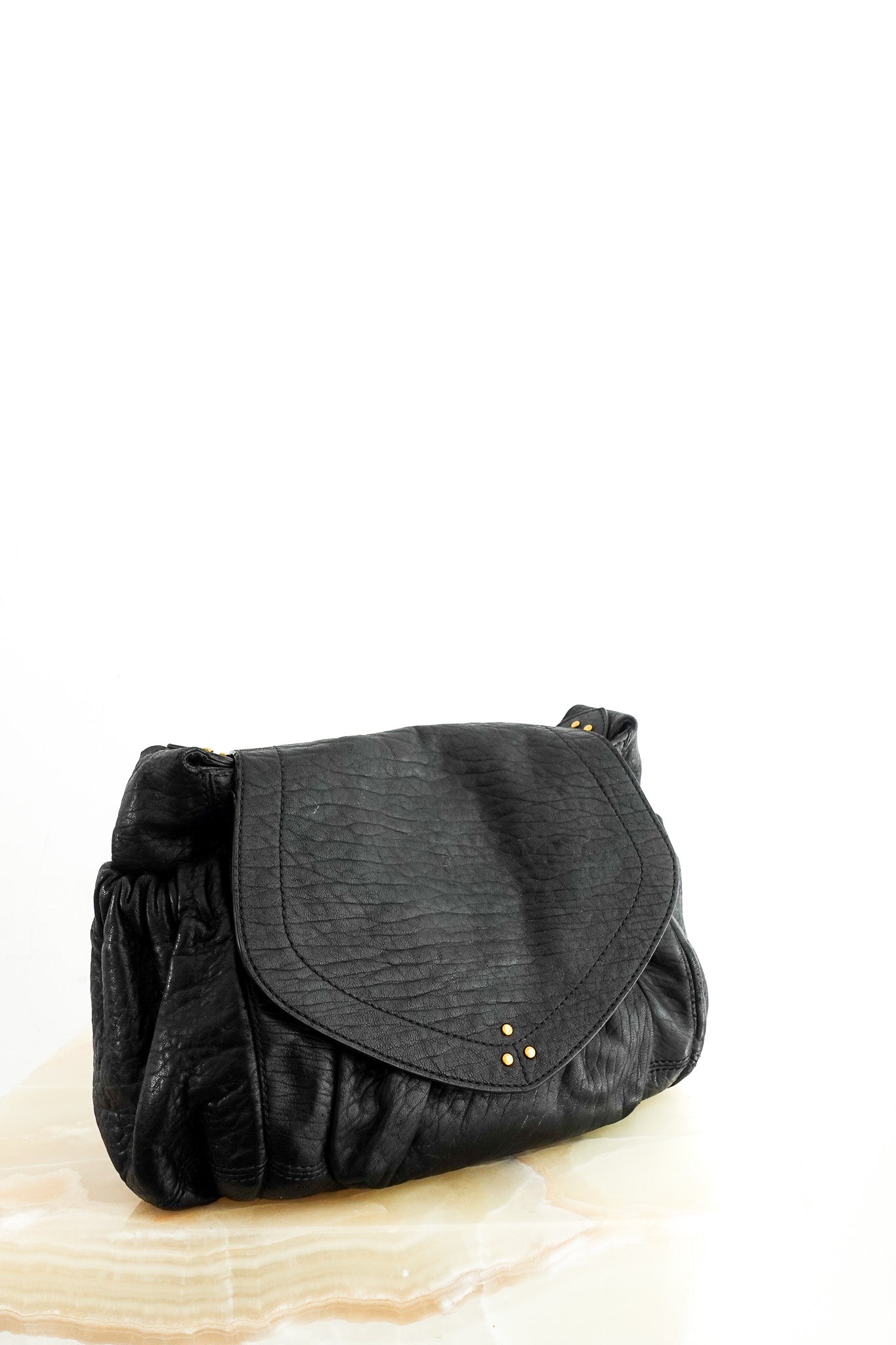 Jerome Dreyfuss Black Crossbody Leather Bag RRP £2615 | Authentic Preloved - Reloved Again