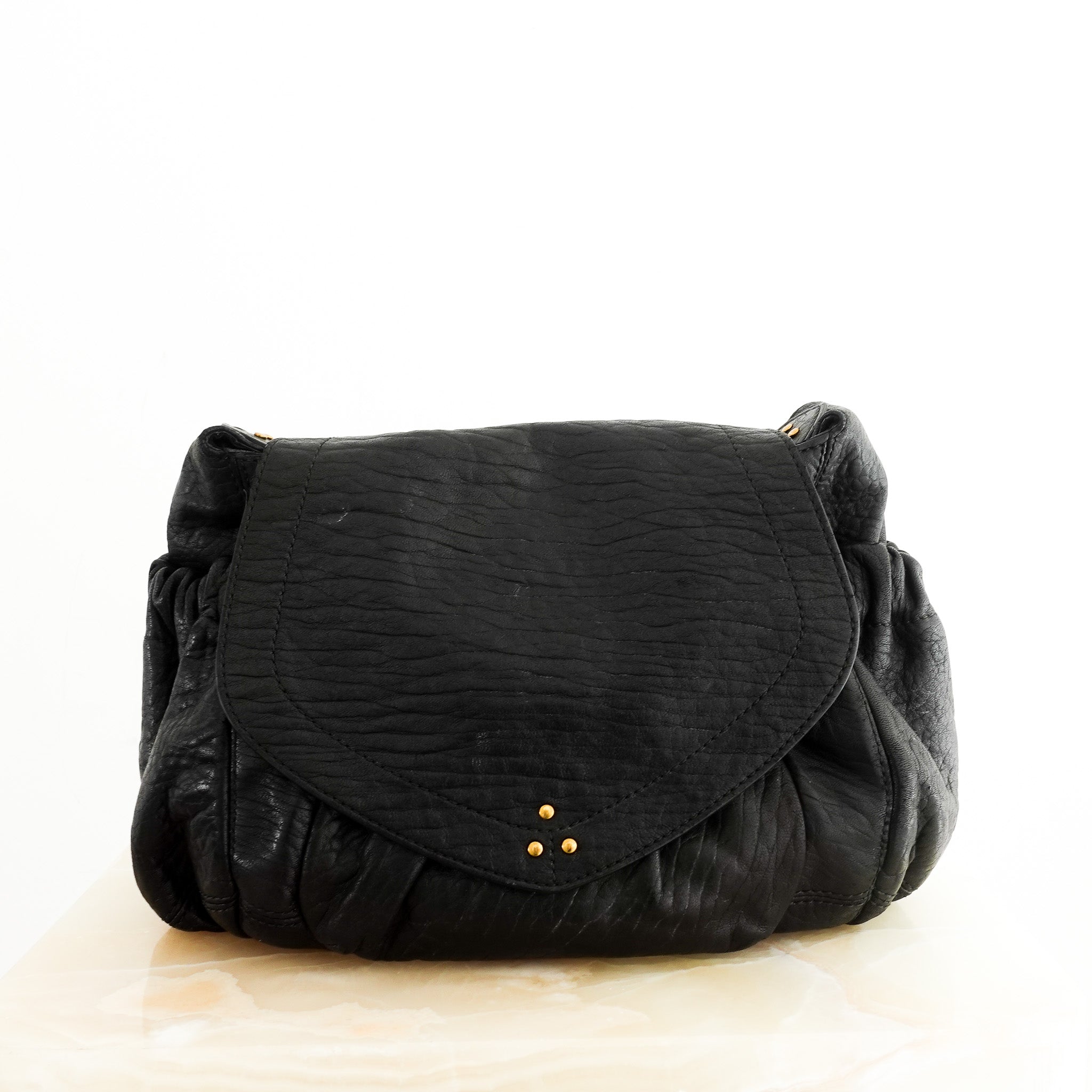 Jerome Dreyfuss Black Crossbody Leather Bag RRP £2615 | Authentic Preloved - Reloved Again