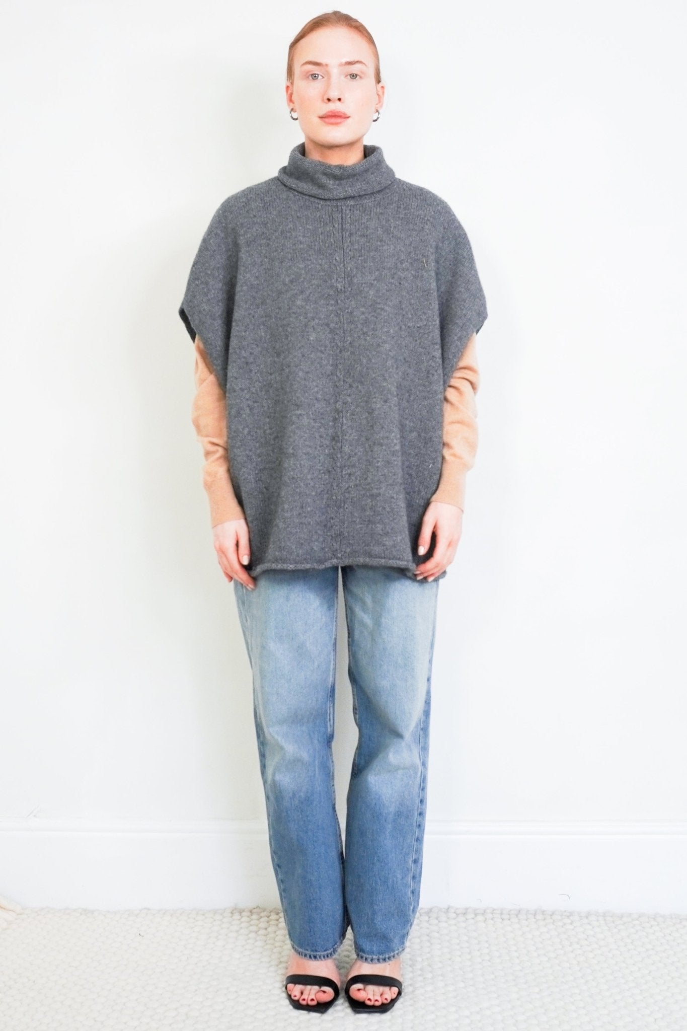 Joseph Grey Cashmere Poncho RRP £250 | Authentic Preloved - Reloved Again