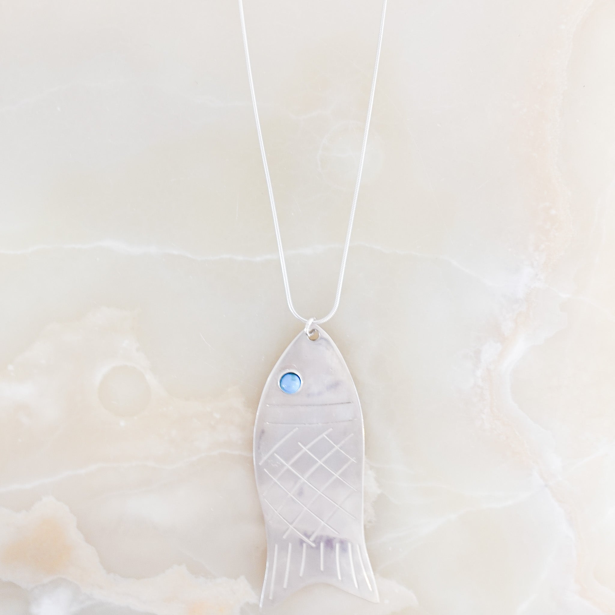 Juju Vera Silver Fish Necklace RRP £550 | Authentic Preloved - Reloved Again