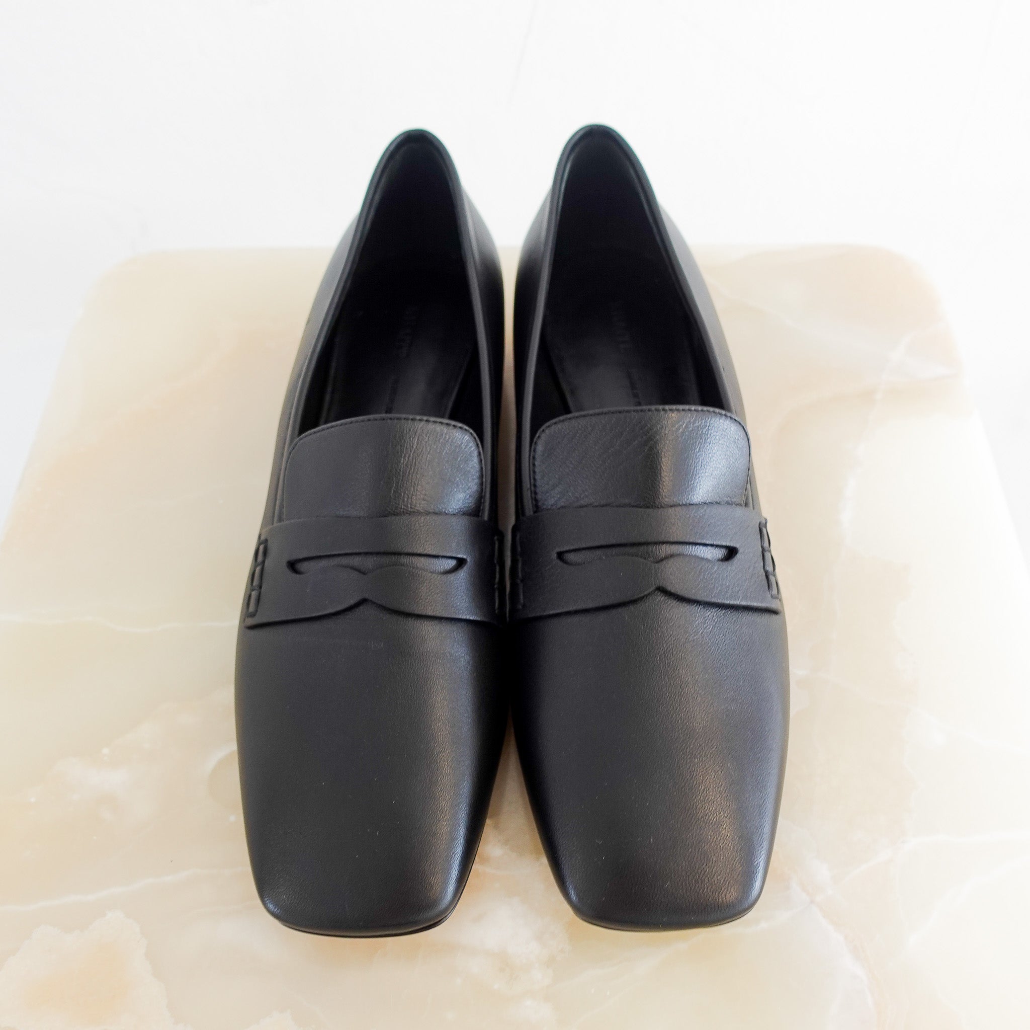 Khaite black penny Loafers RRP £700 | Authentic Preloved - Reloved Again