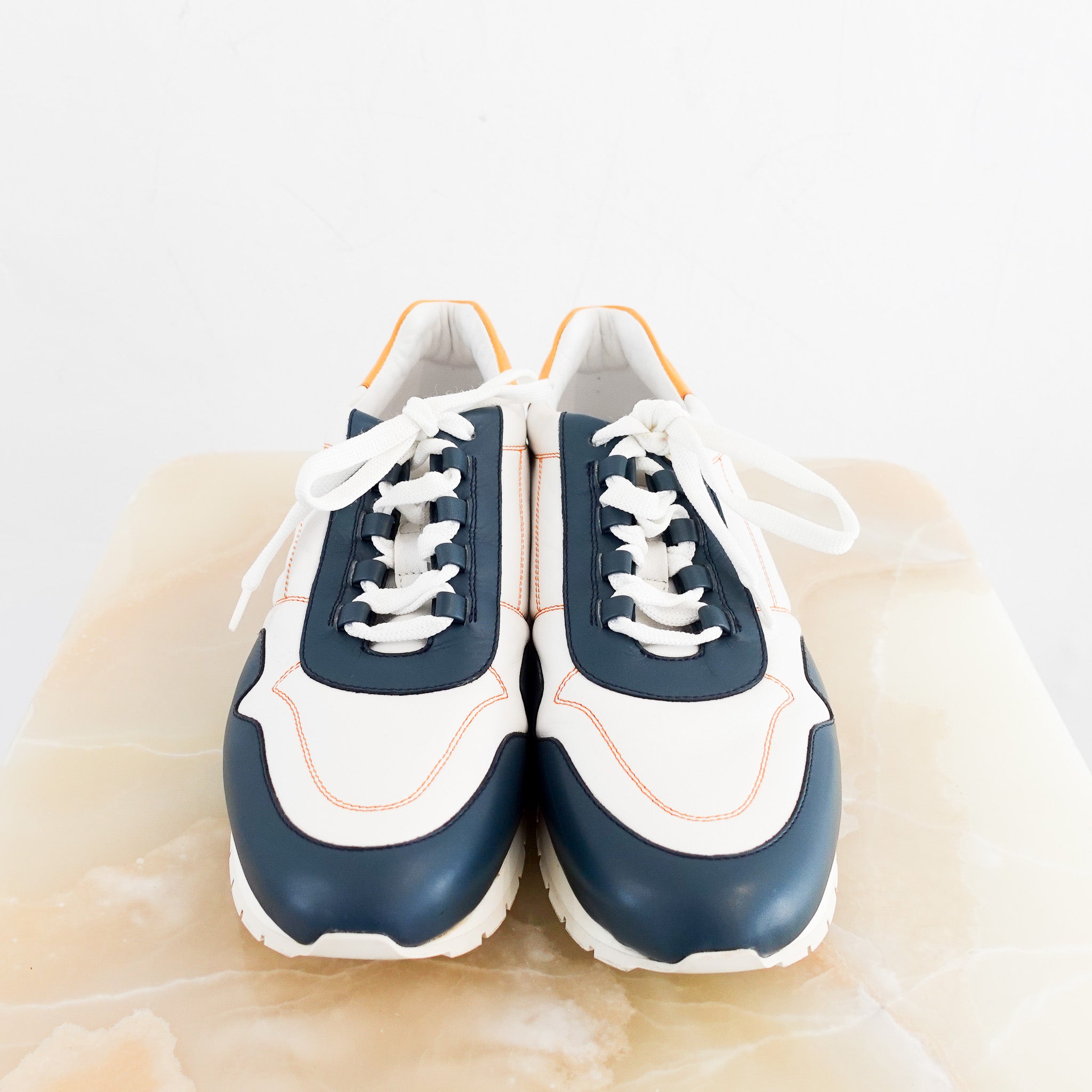 Loro Piana Leather Trainers RRP £800 | Authentic Preloved - Reloved Again