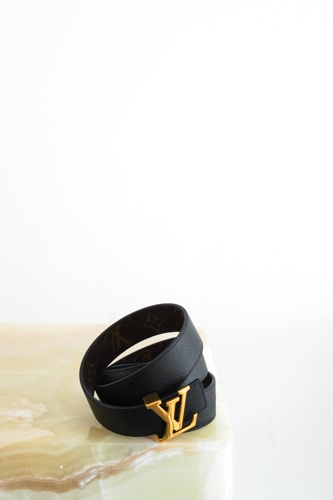 Louis Vuitton Monogram Reversible Belt RRP £440 | Authentic Preloved FINAL SALE - Reloved Again