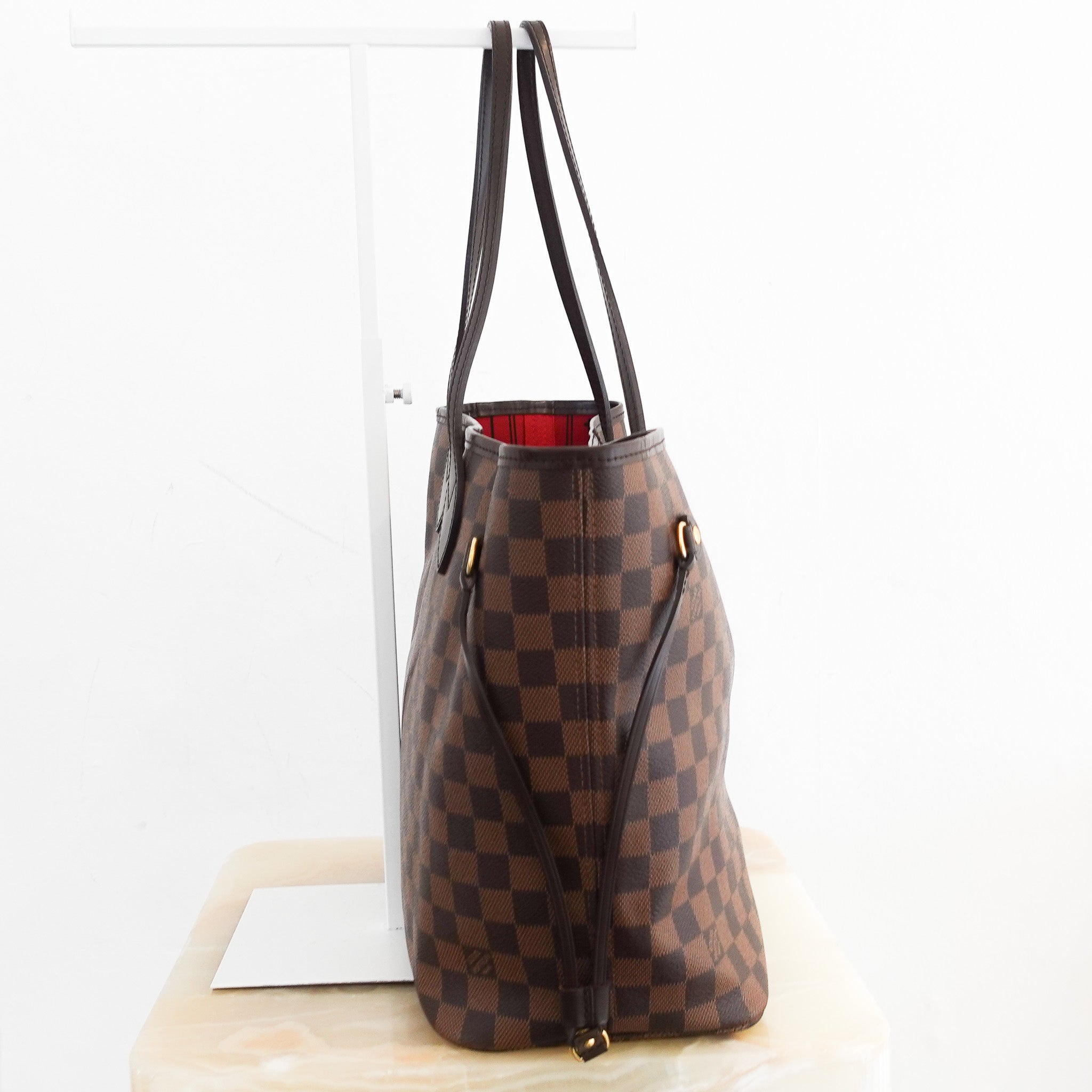 Louis Vuitton Neverfull GM Damier Ebene Canvas Tote Bag RRP £1400 | Authentic Preloved - Reloved Again