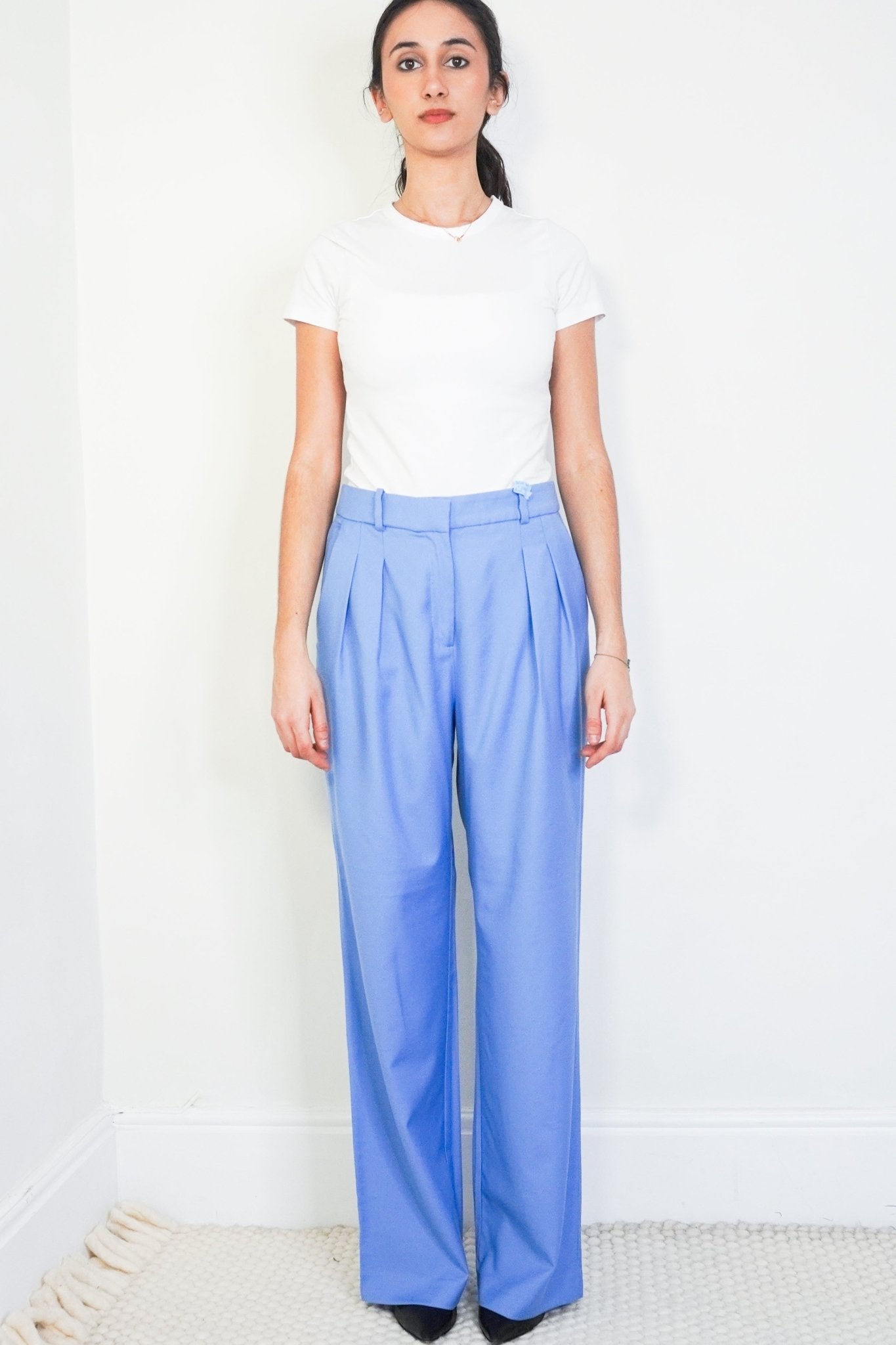 Loulou Studio Blue Trousers RRP £315 | Authentic Preloved - Reloved Again