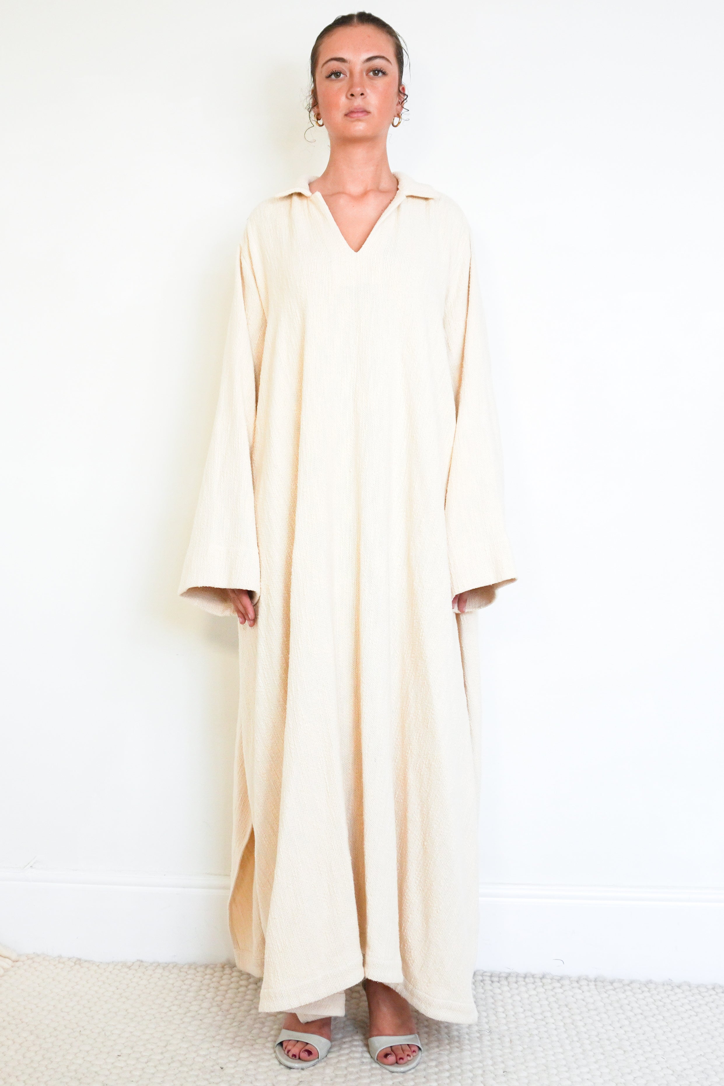 Front image of the Marrakshi Life dress showing the collar. 