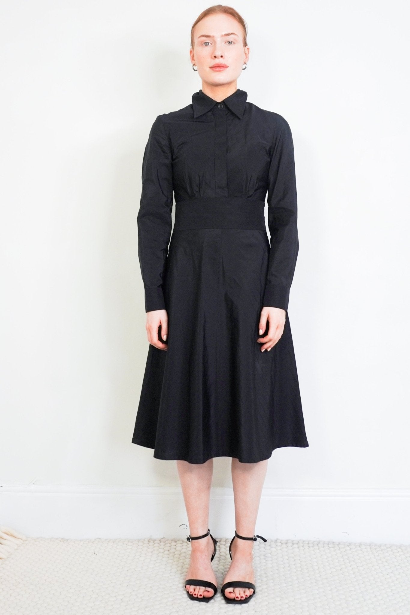 Max Mara BlackShirt Dress RRP £350 | Authentic Preloved - Reloved Again