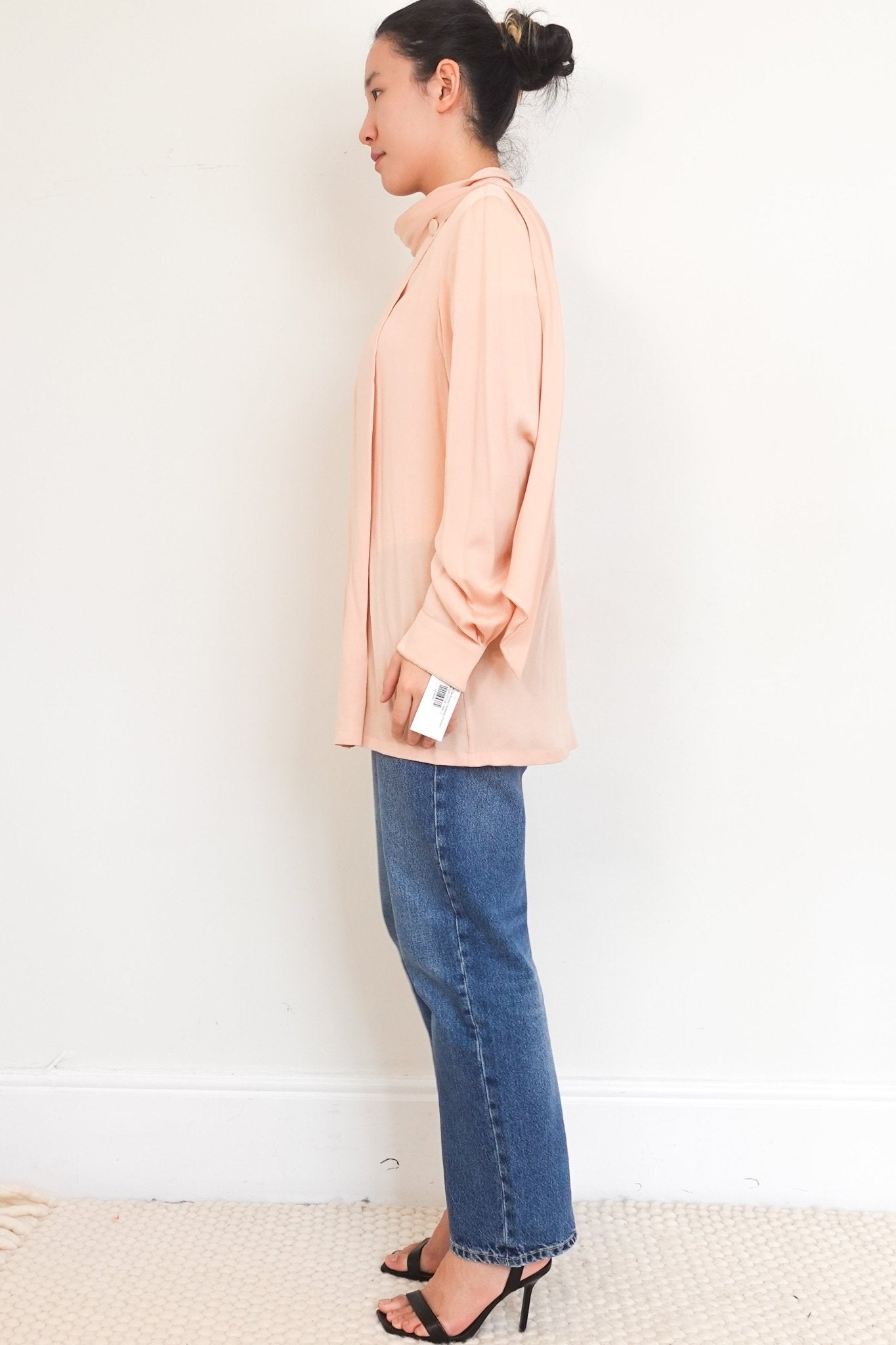 MaxMara Pink Silk Blouse | Authentic Preloved | Retail Price £250 - Reloved Again