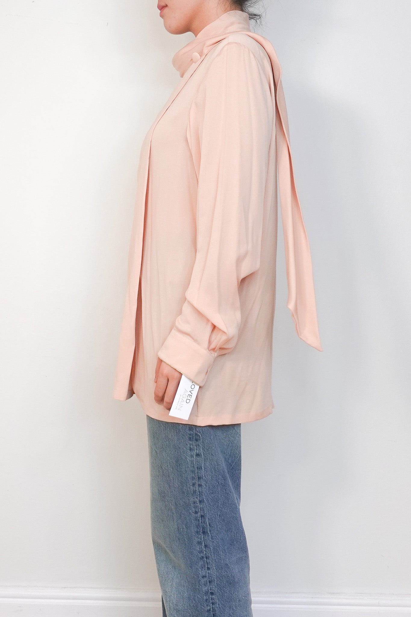 MaxMara Pink Silk Blouse | Authentic Preloved - Reloved Again