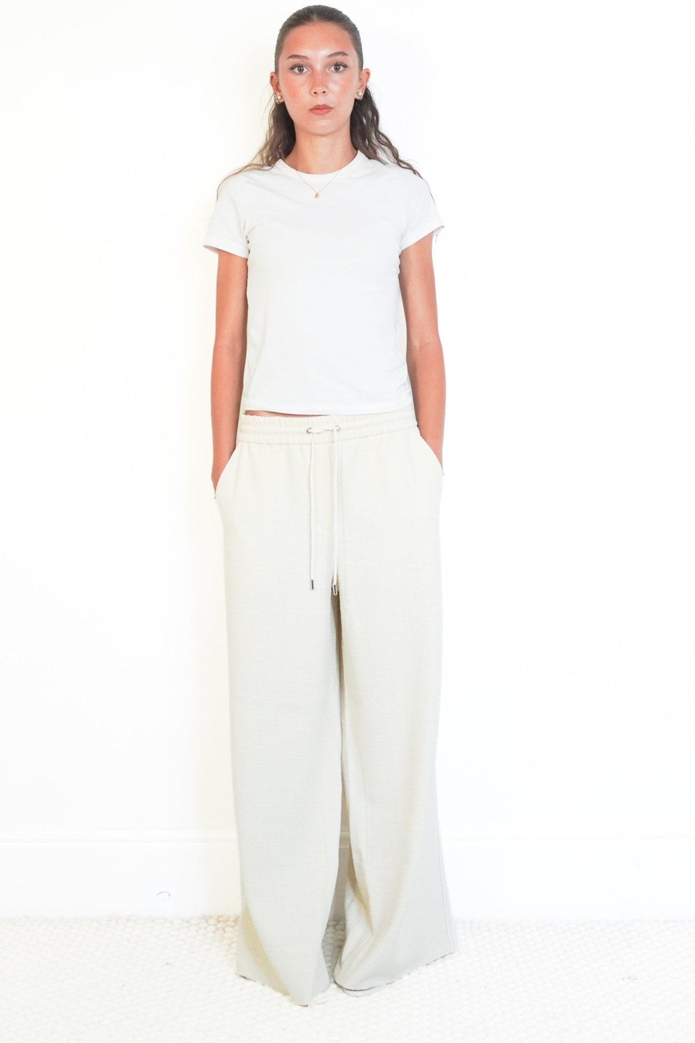 ME+EM Cream Wide Leg Trousers (RRP £250) | Authentic Preloved - Reloved Again