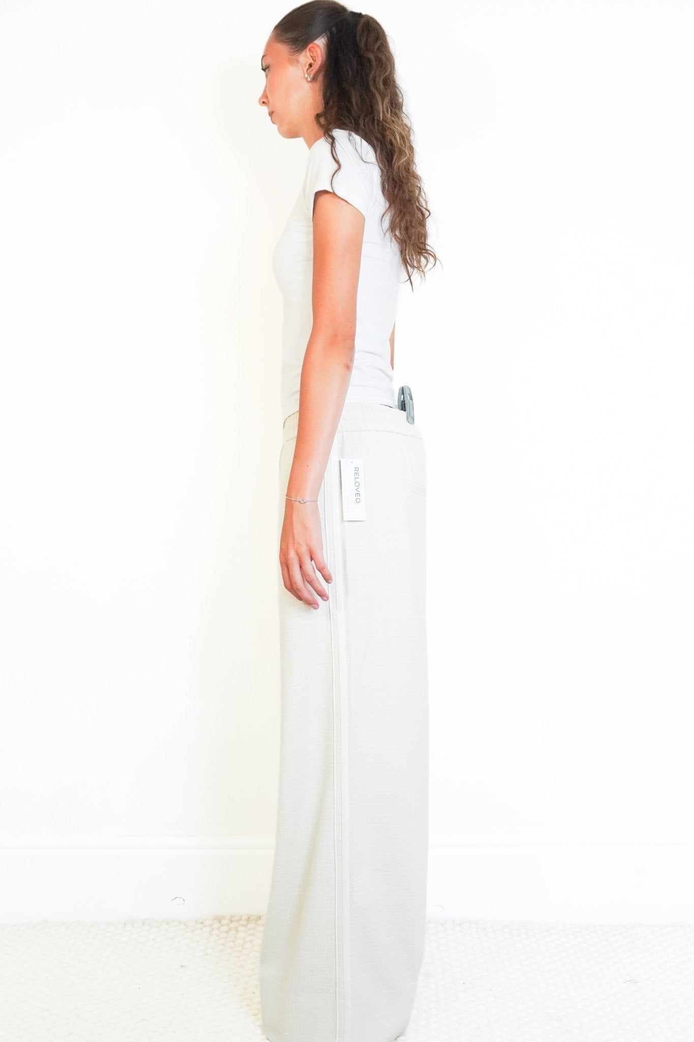 ME+EM Cream Wide Leg Trousers (RRP £250) | Authentic Preloved - Reloved Again