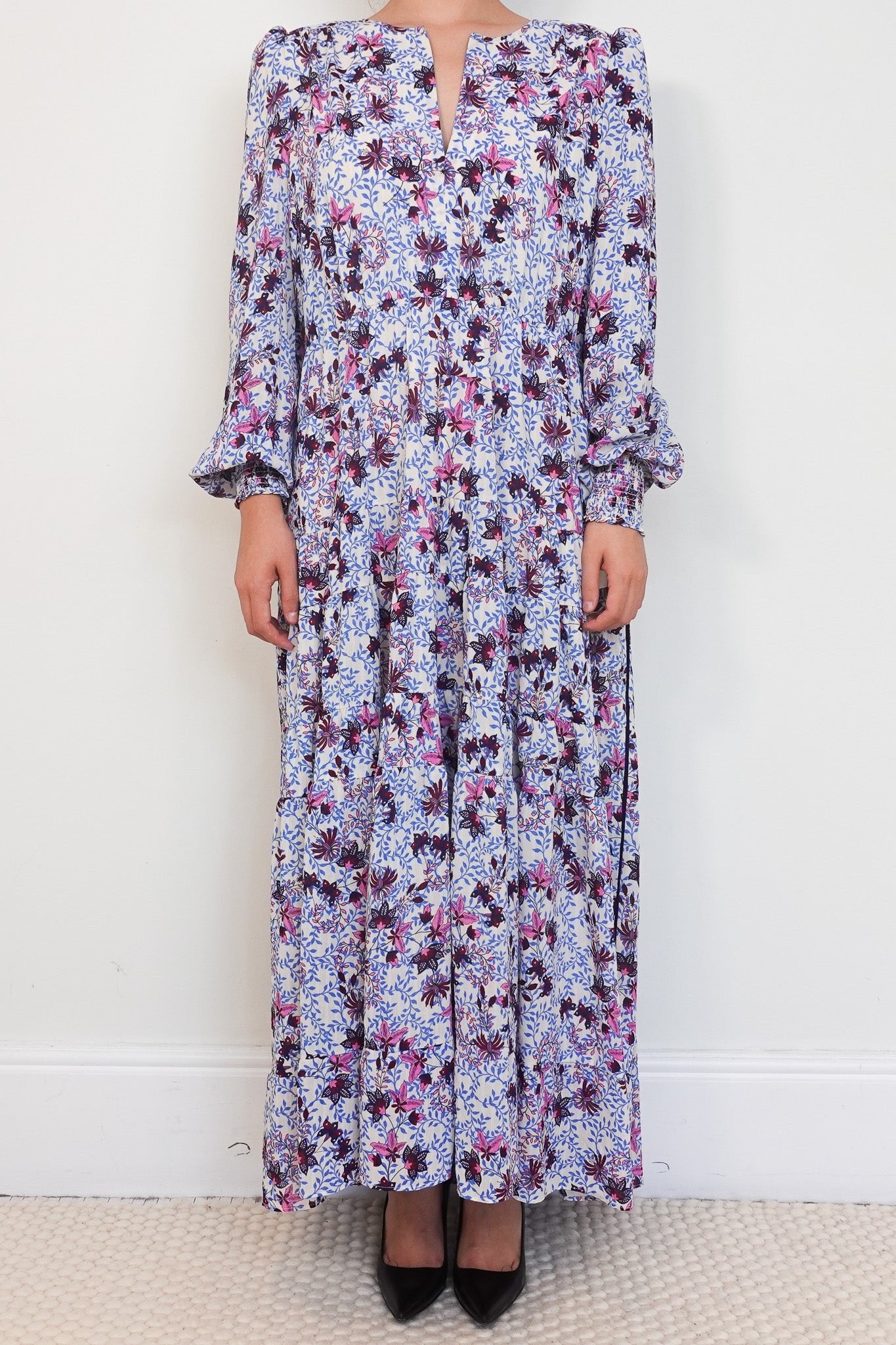 ME+EM Floral Maxi Dress with Belt RRP £250 | Authentic Preloved - Reloved Again