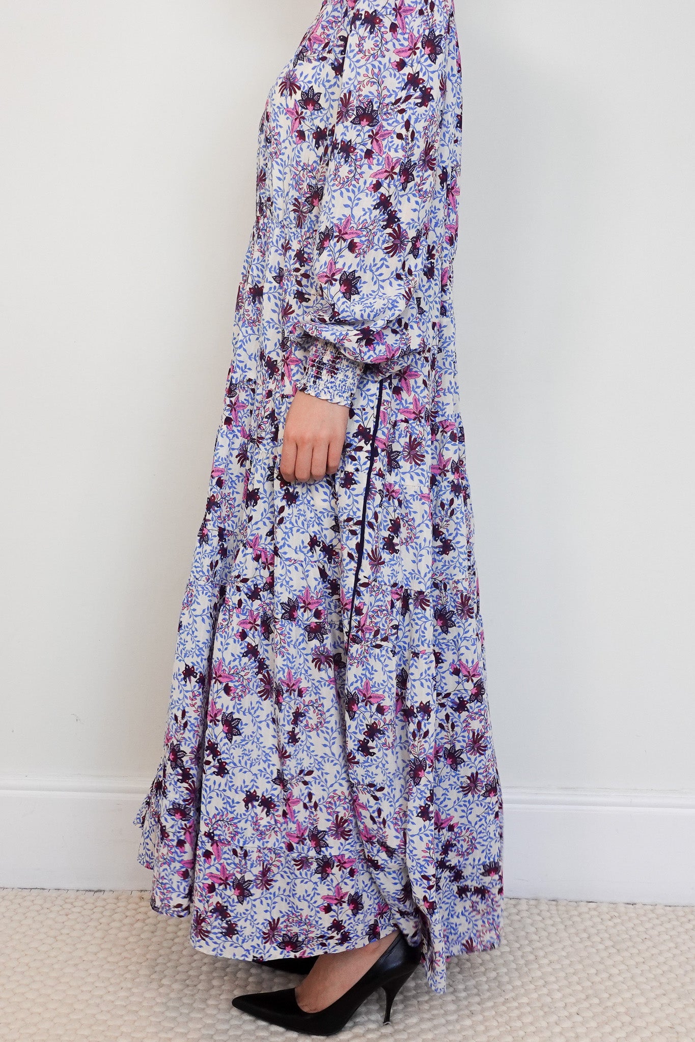 ME+EM Floral Maxi Dress with Belt RRP £250 | Authentic Preloved - Reloved Again