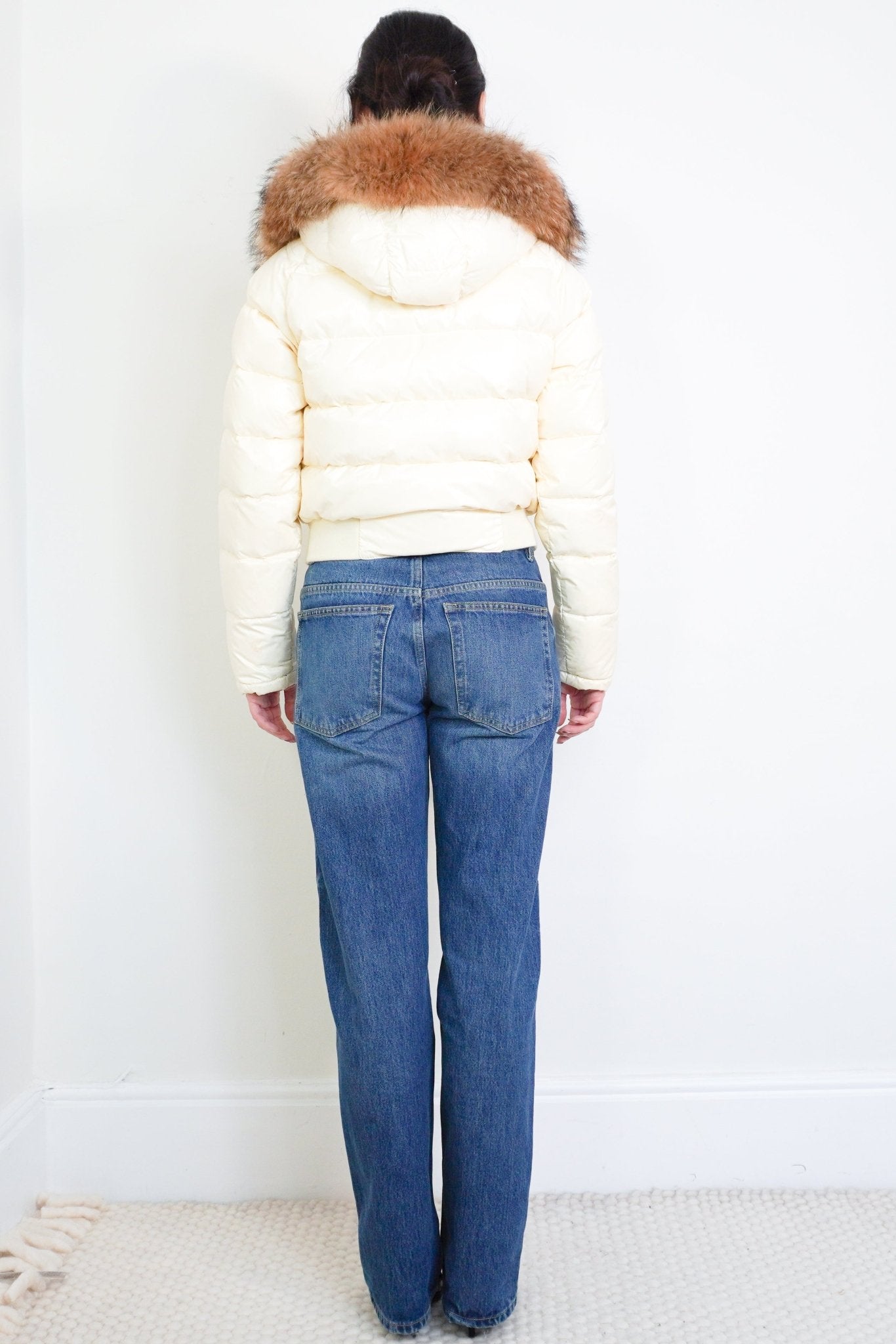 Moncler Cream Alberta Hooded Jacket RRP £900 | Authentic Preloved - Reloved Again