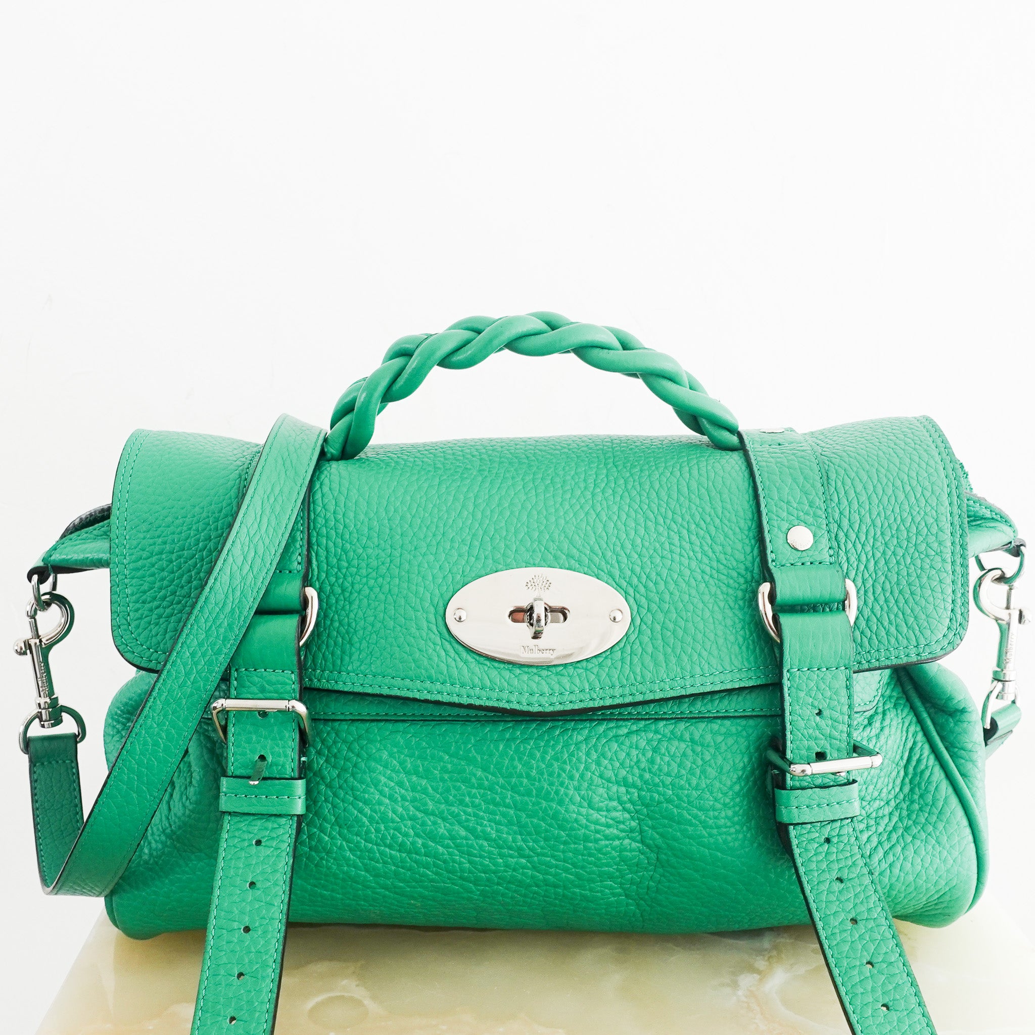 mulberry-alexa-bag-in-green-front-picture