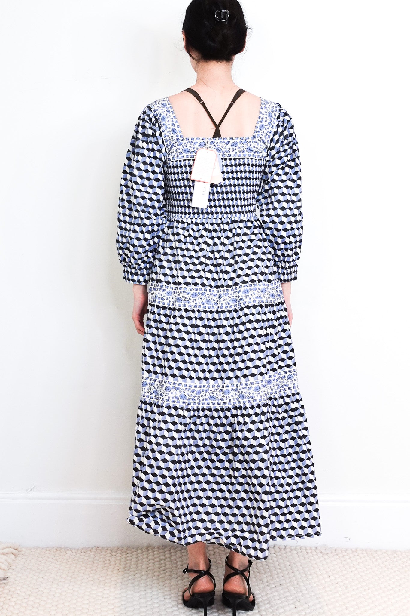 NEW Daydress Mathilde in Tumbling Books Maxi Dress RRP £245 | Authentic Preloved - Reloved Again