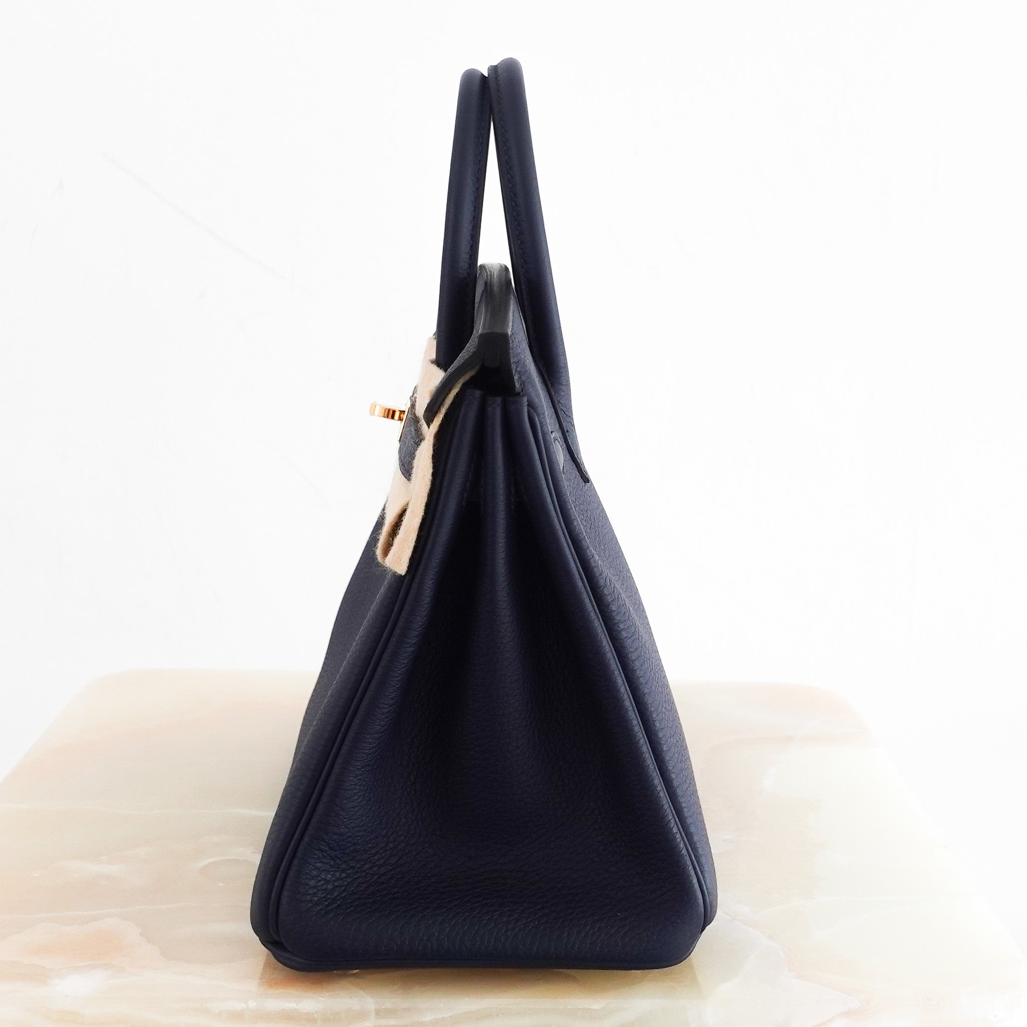 NEW Hermès Birkin 25 Veau Togo Bleu Abysse | Authentic Preloved - Reloved Again