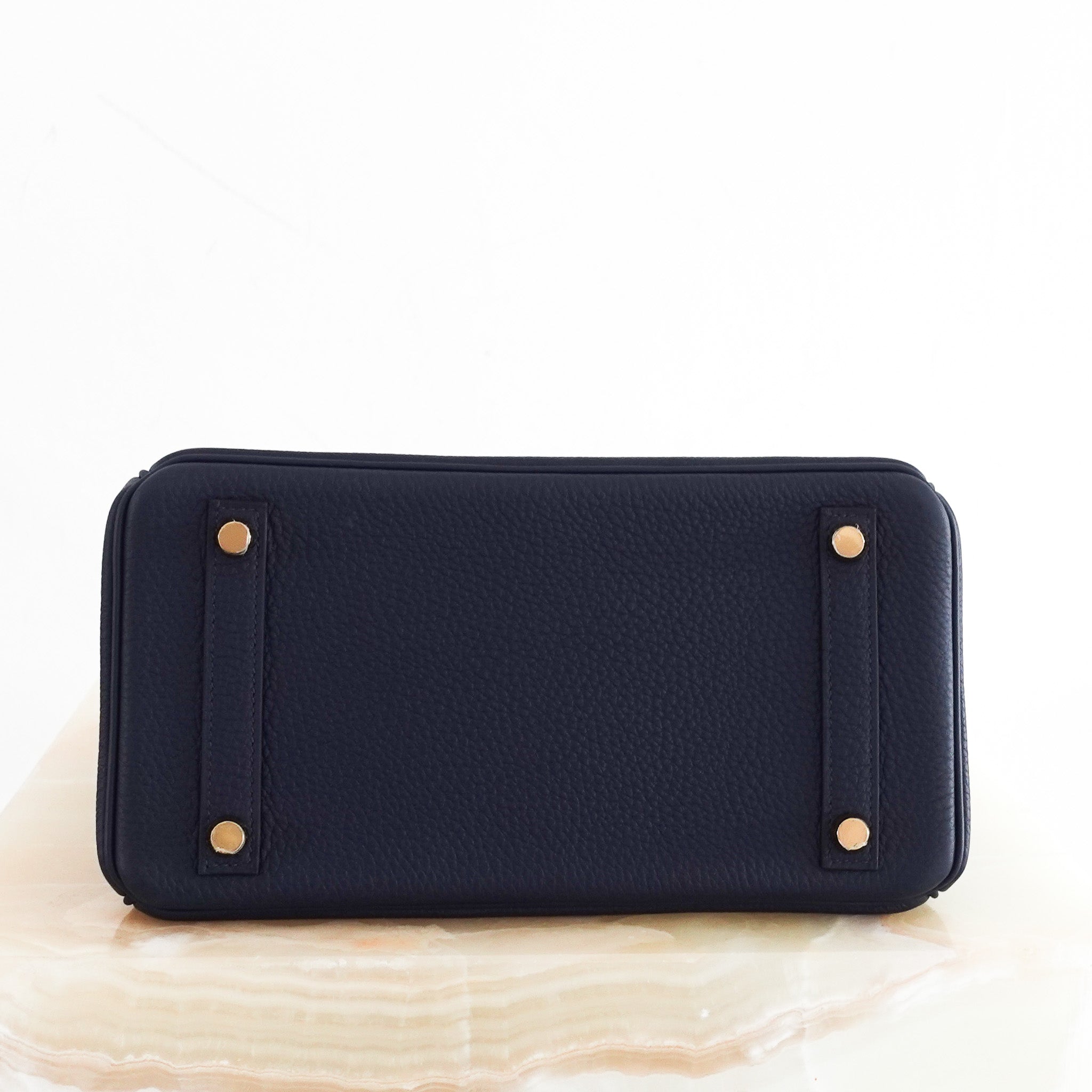 NEW Hermès Birkin 25 Veau Togo Bleu Abysse | Authentic Preloved - Reloved Again