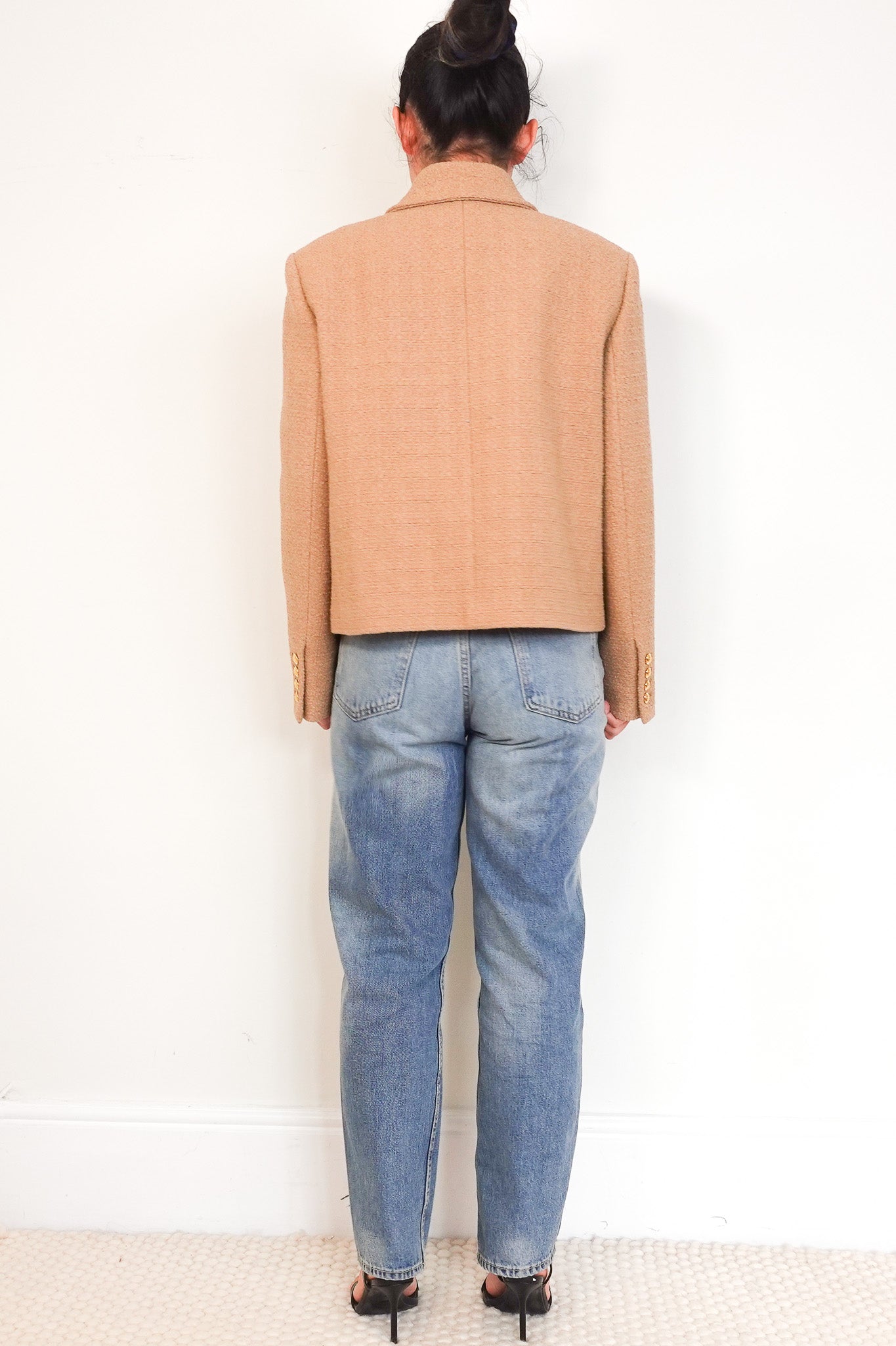 new-nili-lotan-brown-paloma-boucle-jacket-back-picture-chelsea-london