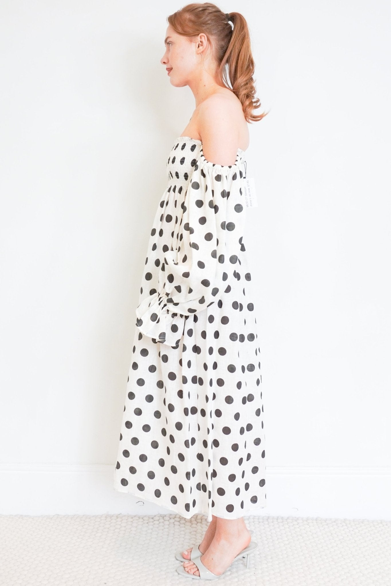 NEW Sleeper Linen Polka Dot dress RRP £425 | Authentic Preloved - Reloved Again