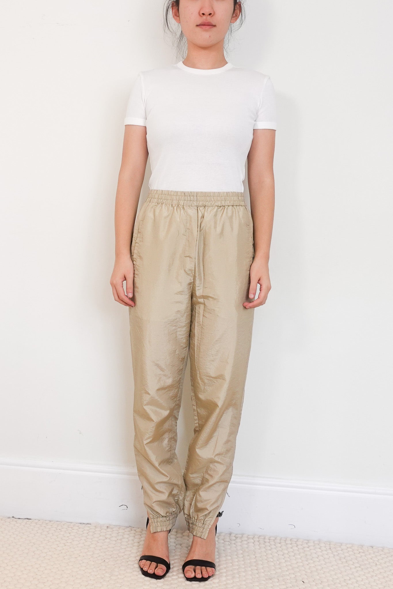 NEW Tibi Crispy Nylon Joggers RRP £250 | Authentic Preloved - Reloved Again
