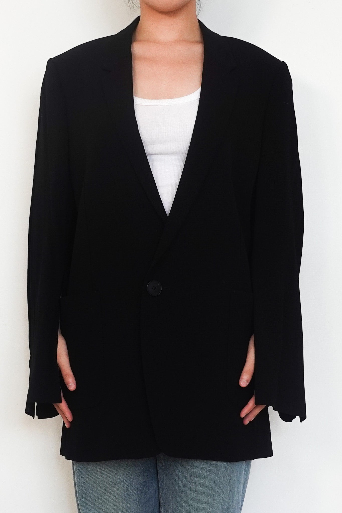 Petar Petrov Black Evening Button Blazer RRP £1200 | Authentic Preloved - Reloved Again