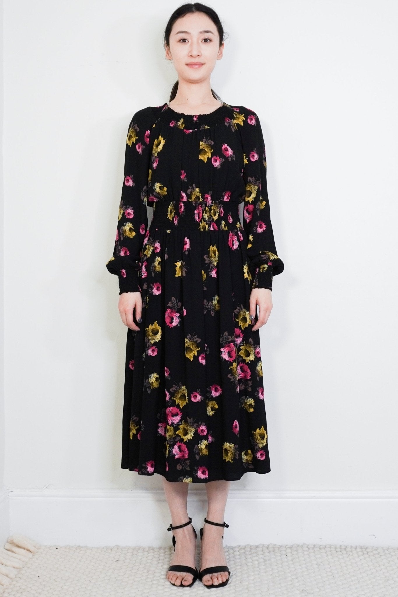 Prada Black Floral Dress RRP £1240 | Authentic Preloved - Reloved Again