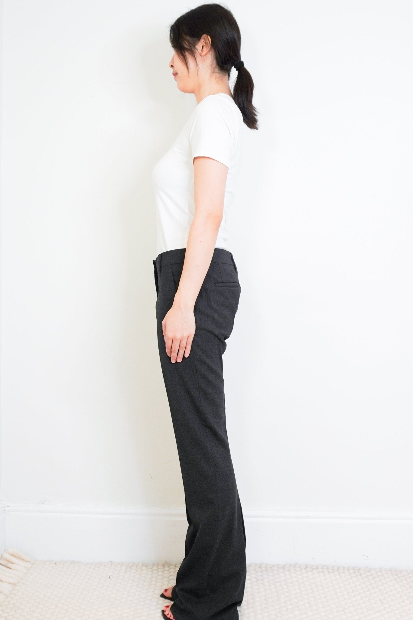 Prada Grey Wool Suit Trousers RRP £1000 | Authentic Preloved