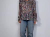 me-+-em-floral-printed-top-silk-green-blue-pink-video-chelsea-london