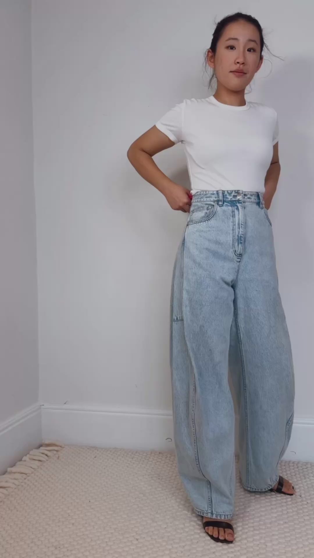 tibi-barrell-leg-jeans-light-blue-cotton-video-Chelsea-london