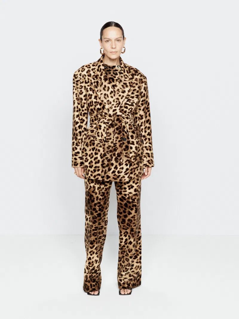NEW Raey Leopard Print Velvet Belted Jacket RRP £450 | Authentic Preloved - Reloved Again