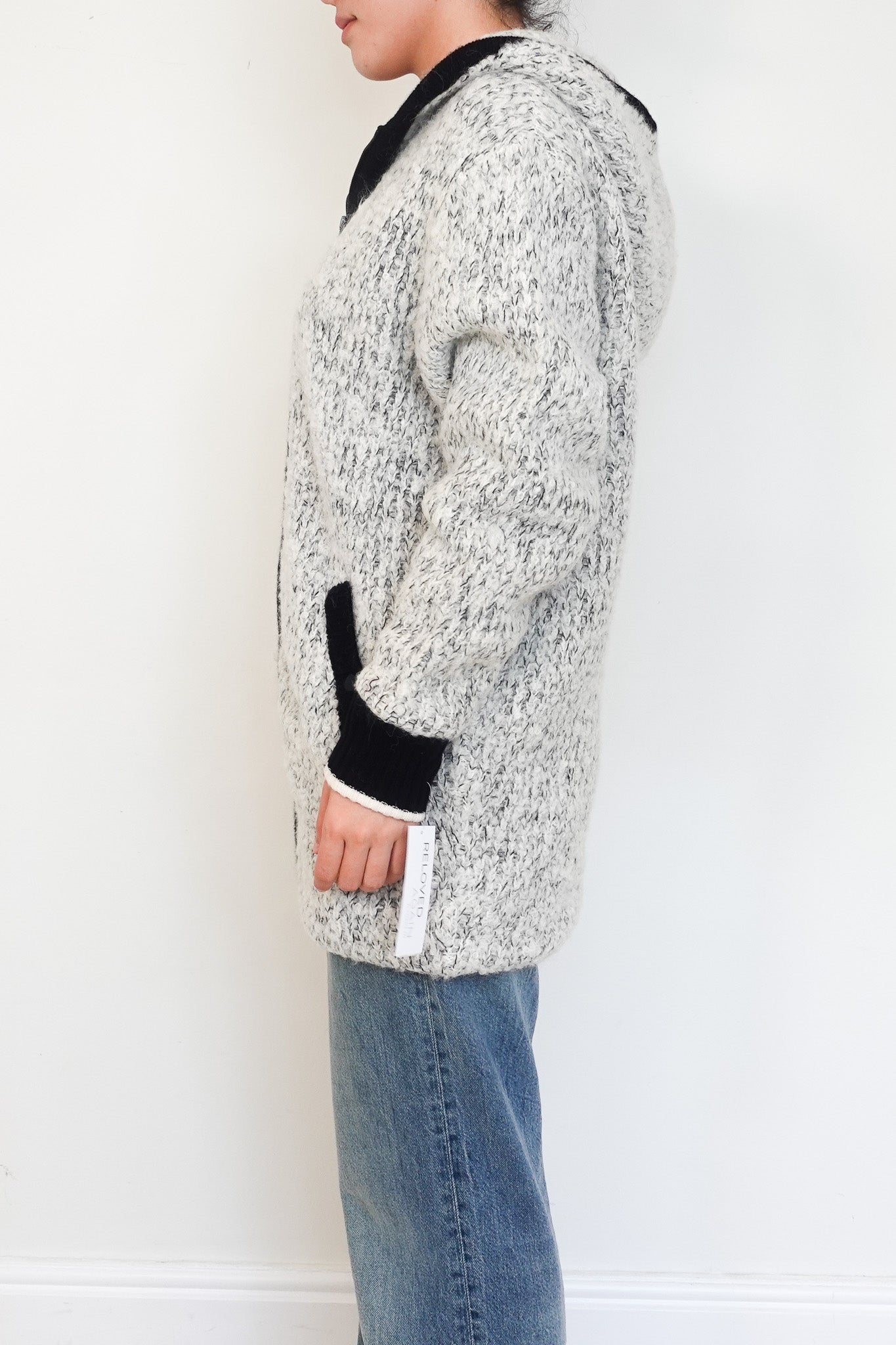 Rag & Bone Grey Hooded Cardigan RRP £350 | Authentic Preloved - Reloved Again