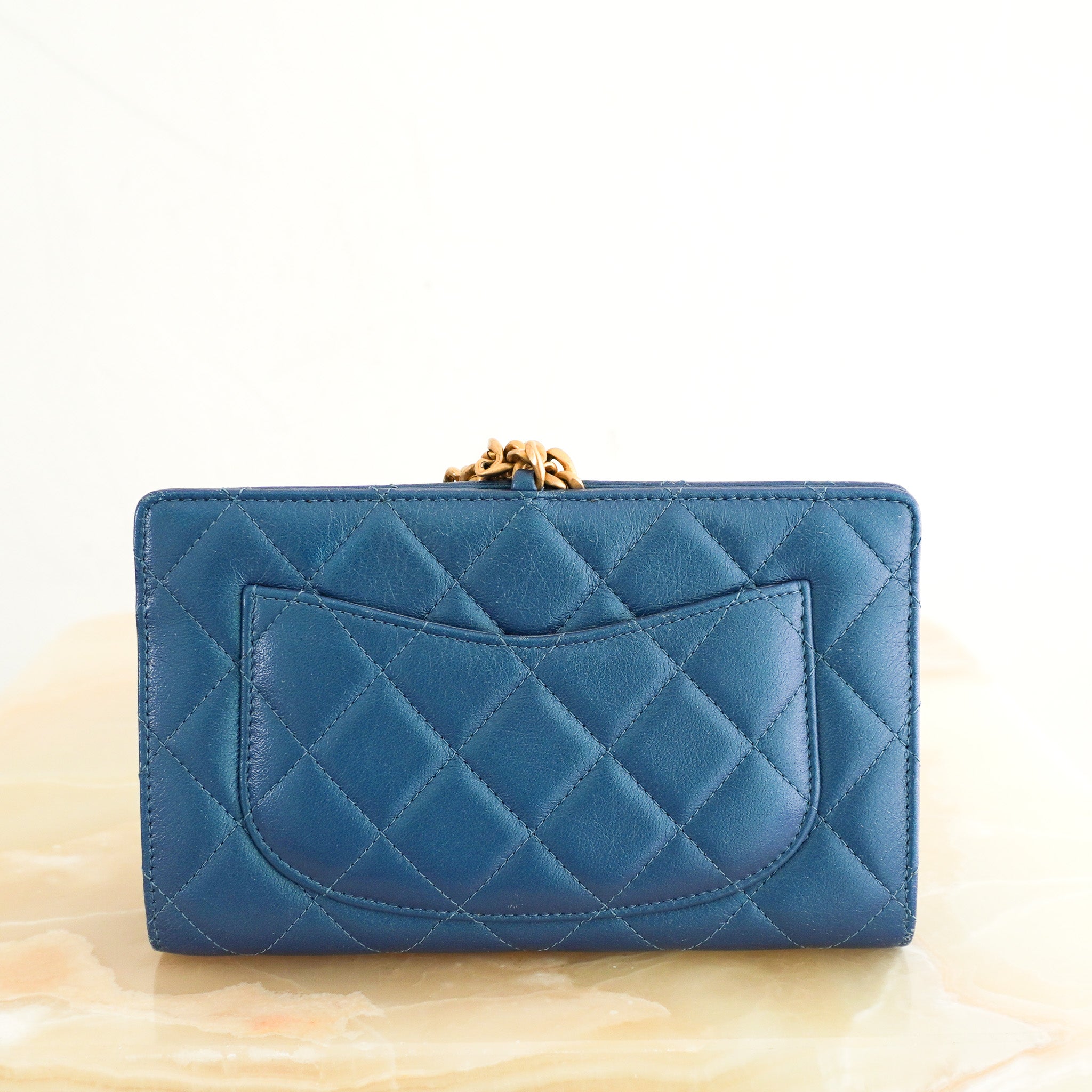 RARE Chanel By The Sea Quilted Evening Bag | Authentic Preloved - Reloved Again