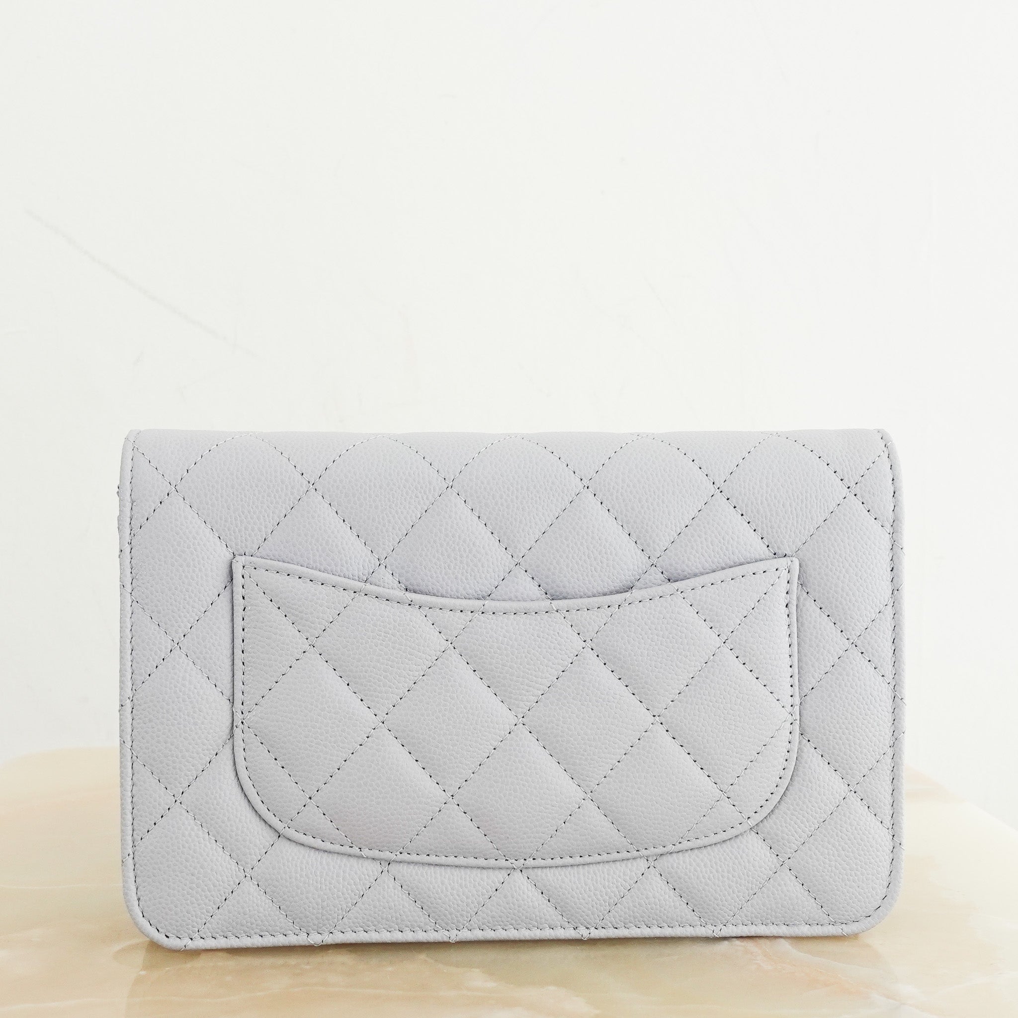 RARE Chanel Caviar Leather WOC Wallet On Chain RRP £4000 | Authentic Preloved - Reloved Again