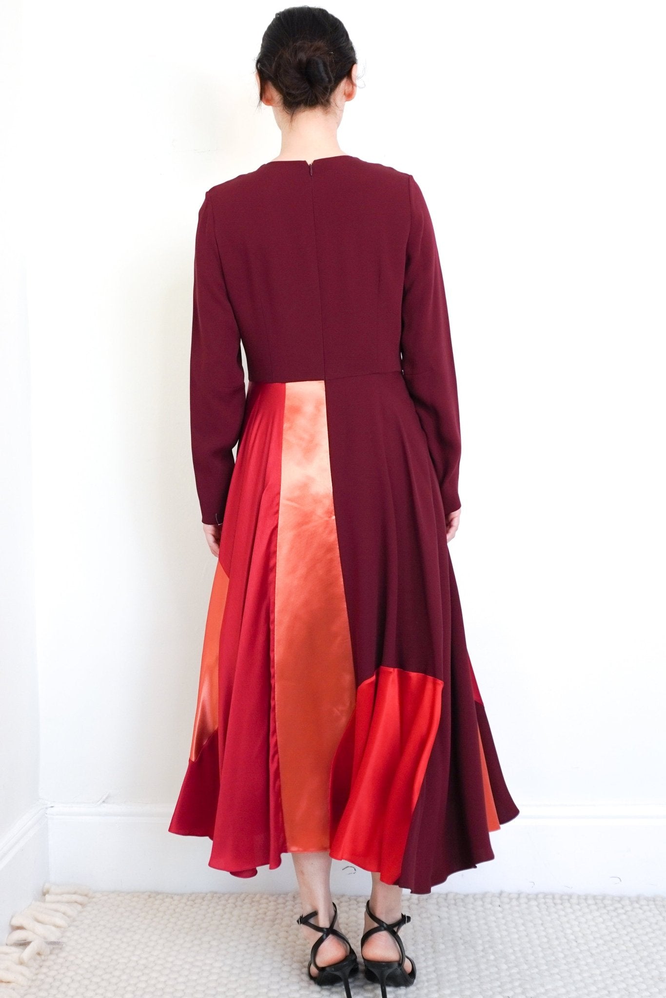 Roksanda Red Long Sleeve Dress RRP £1295 | Authentic Preloved - Reloved Again
