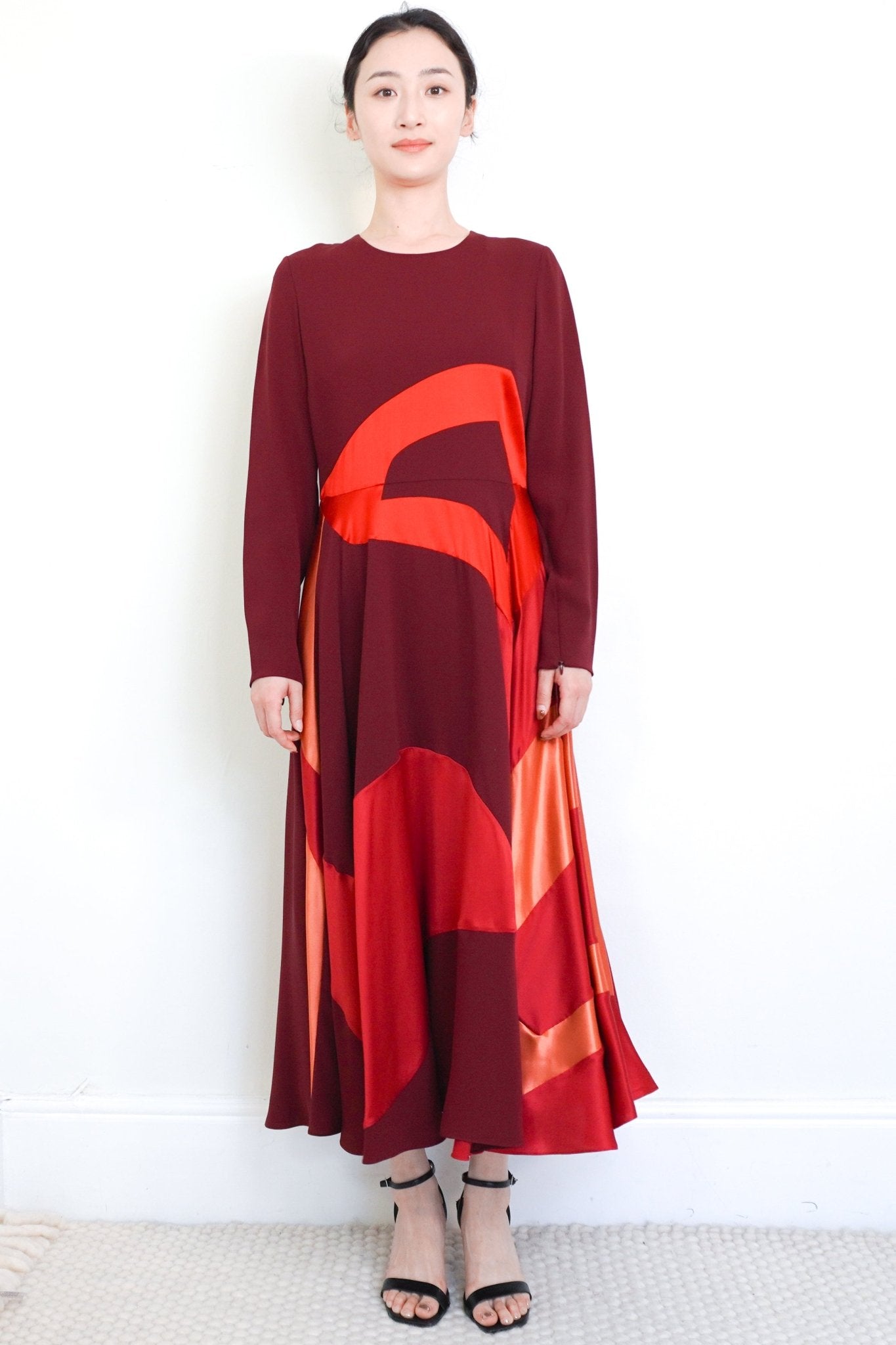Roksanda Red Long Sleeve Dress RRP £1295 | Authentic Preloved - Reloved Again