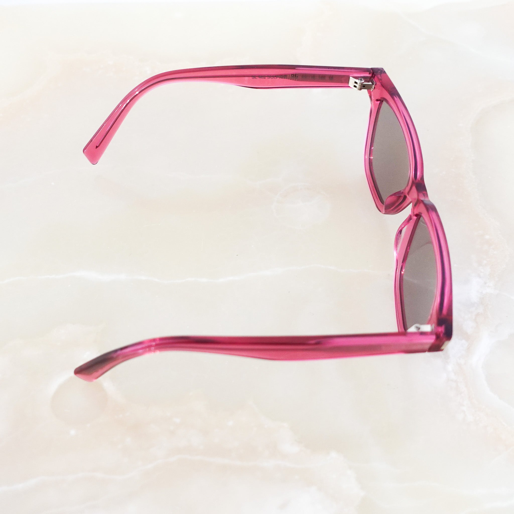 Saint Laurent Pink Rectangle Sunglasses RRP £300 | Authentic Preloved FINAL SALE - Reloved Again