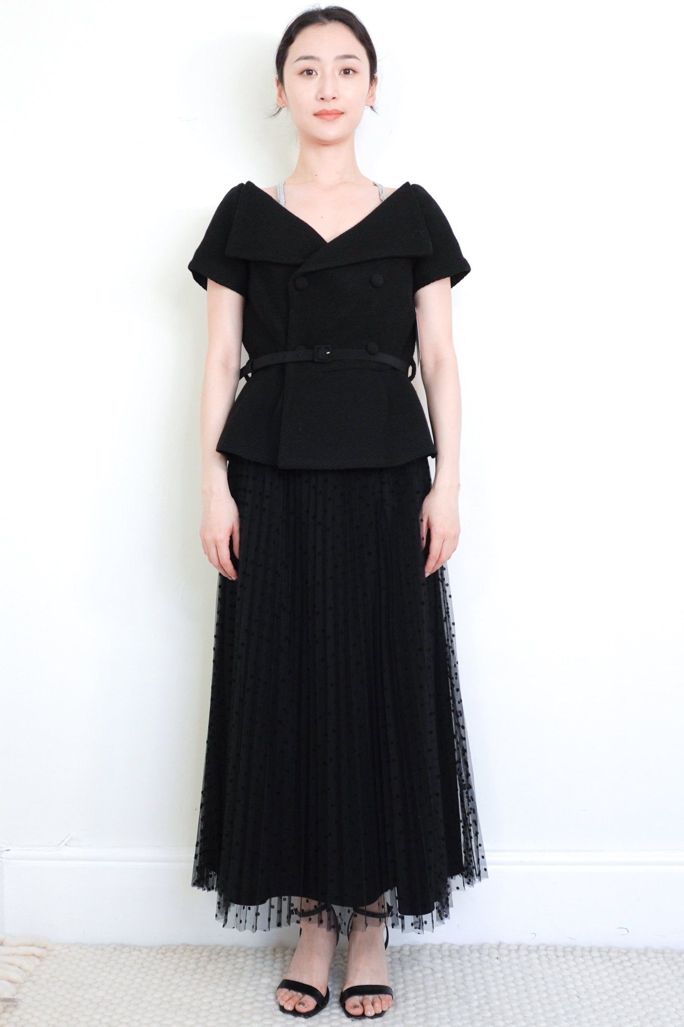 Self Portrait Black Polka Dot Blazer Dress RRP £450 | Authentic Preloved - Reloved Again