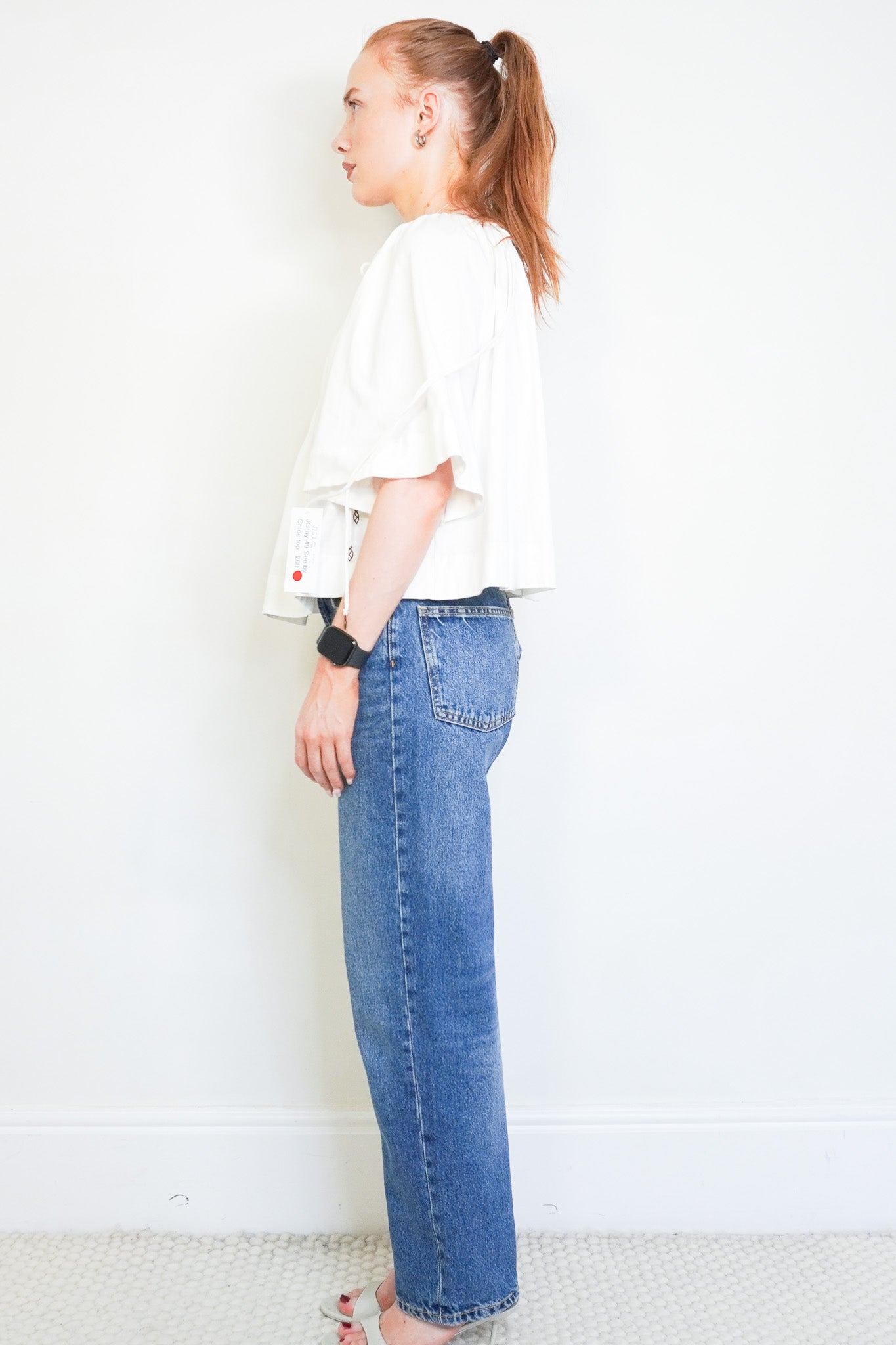 side image of the See By Chloe White Top