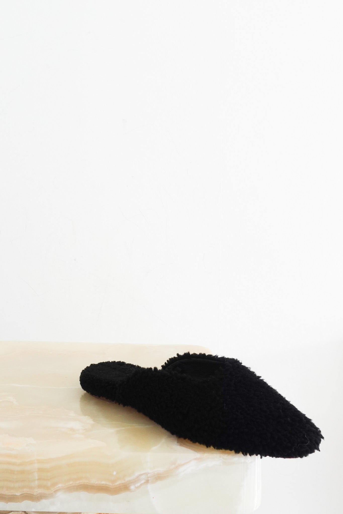 Sleeper Backless shearling mules in black | Authentic Preloved - Reloved Again